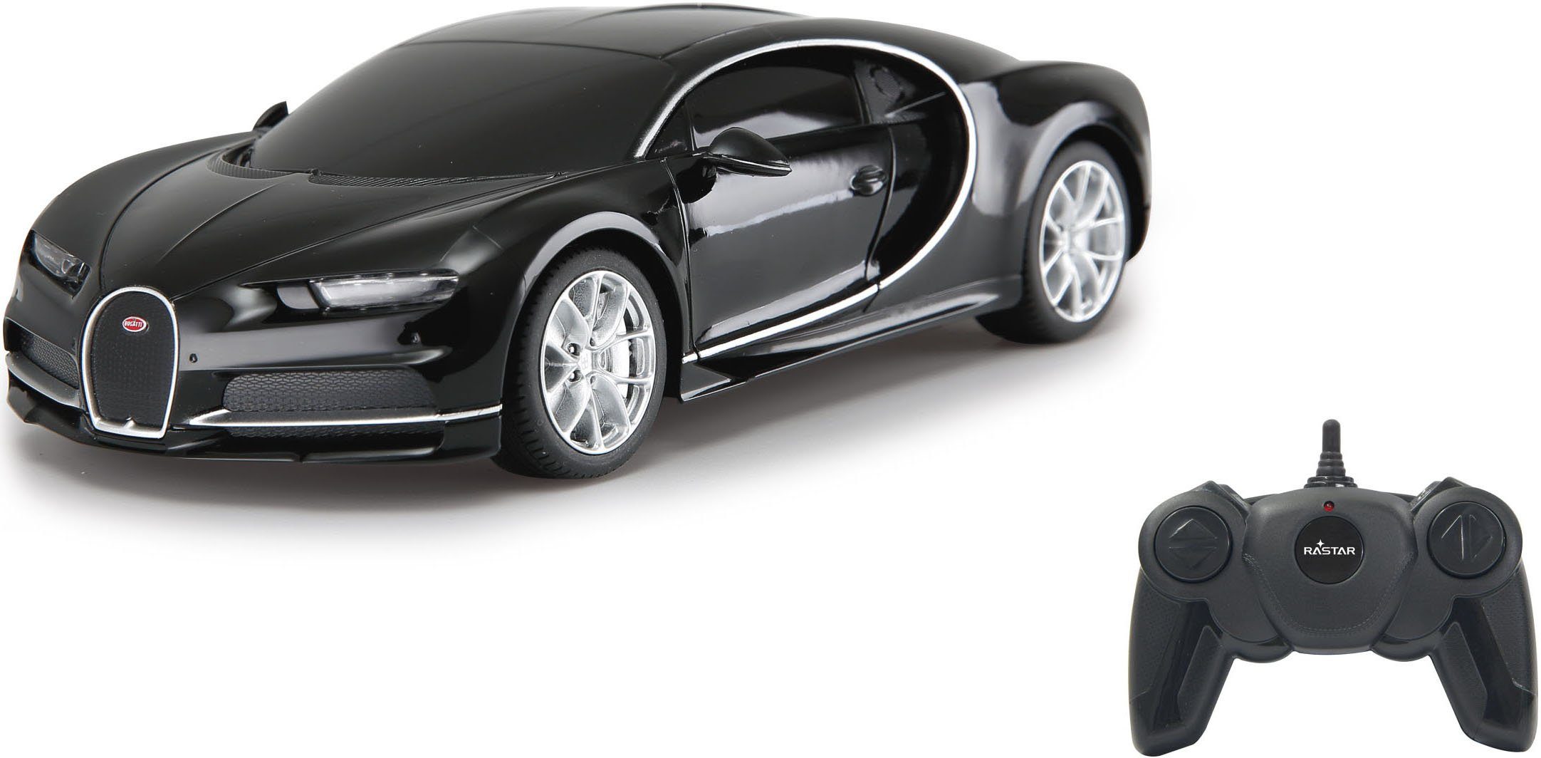 Jamara RC-Auto Bugatti Chiron, 1:24, 2,4 GHz, schwarz