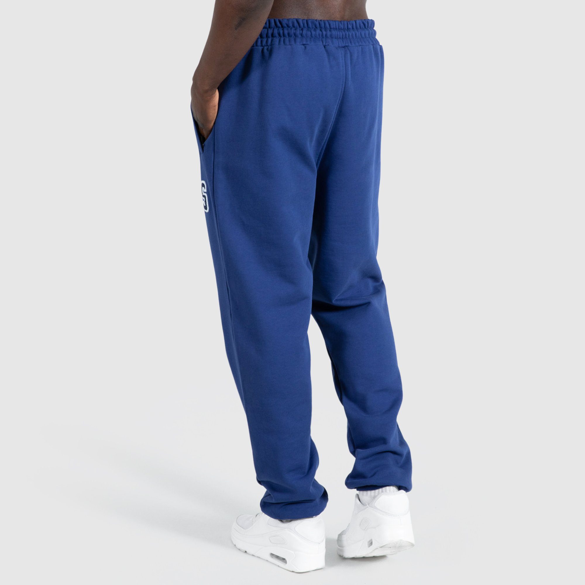 Smilodox Jogginghose Pharrell Oversize, 100% Baumwolle Dunkelblau