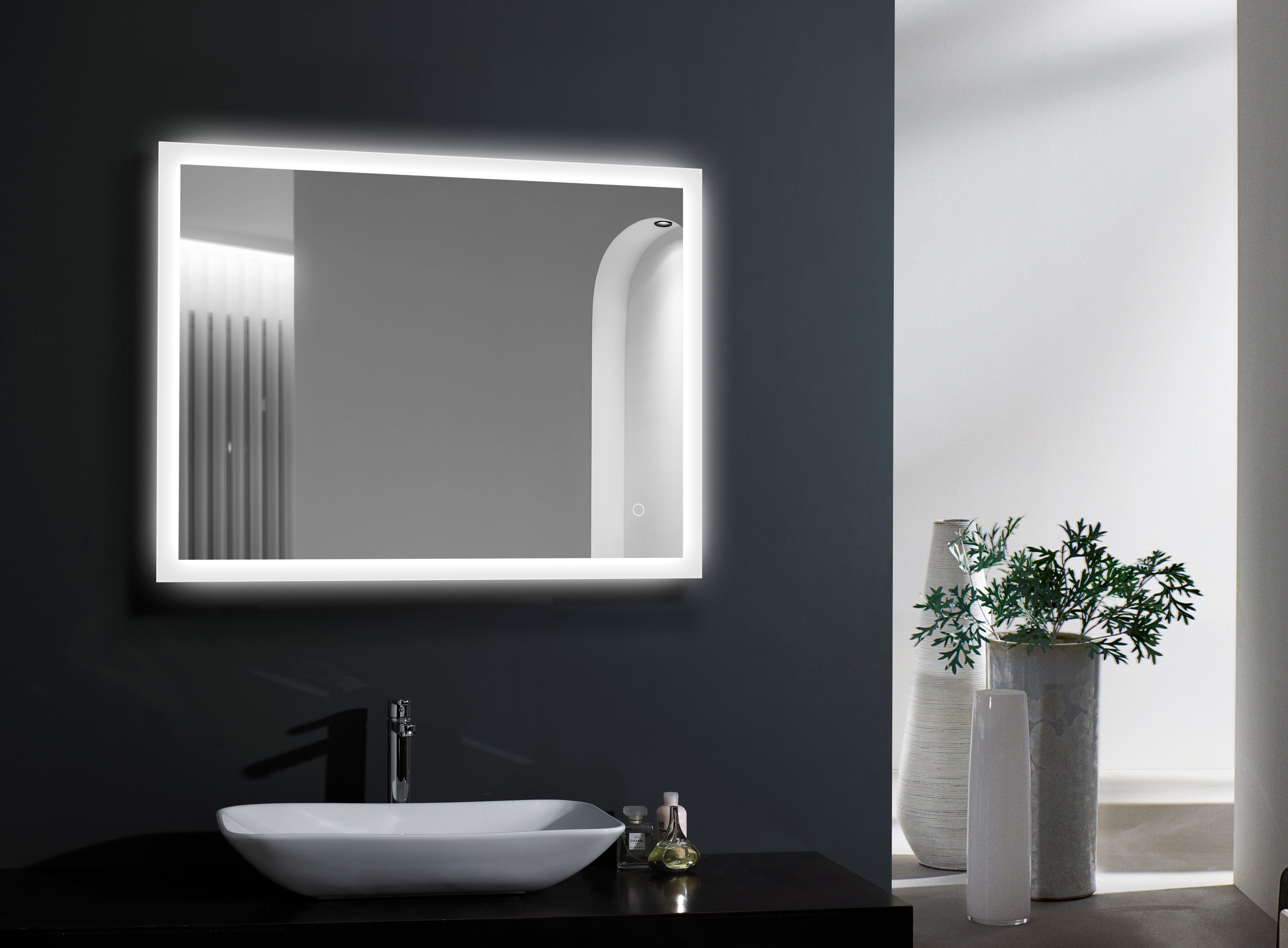 welltime LED-Lichtspiegel Harmony, mit Lichtfarbenwechsler und Dimmschalter günstig online kaufen