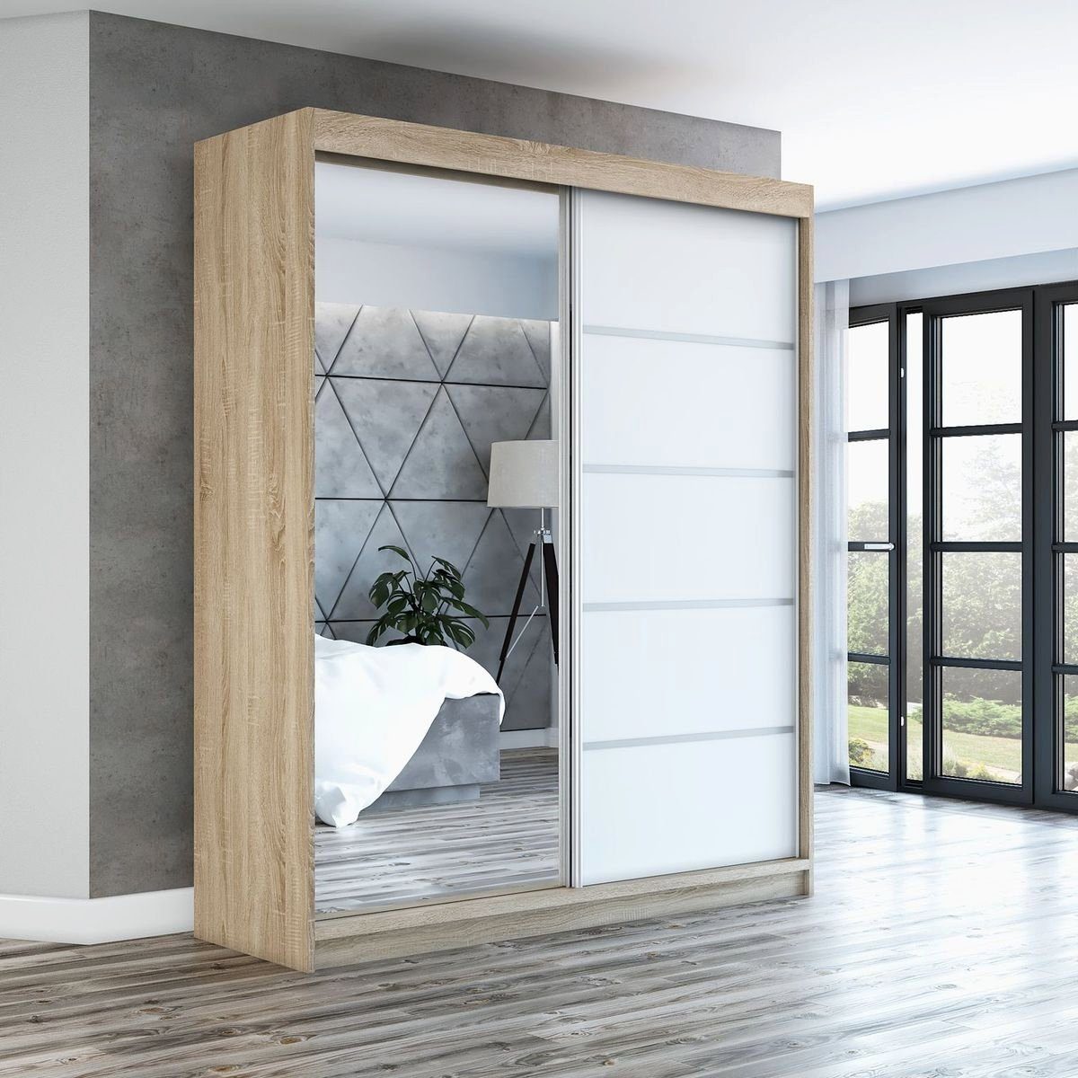 A&J MöbelLand GmbH Schwebetürenschrank GAP 180 günstig online kaufen