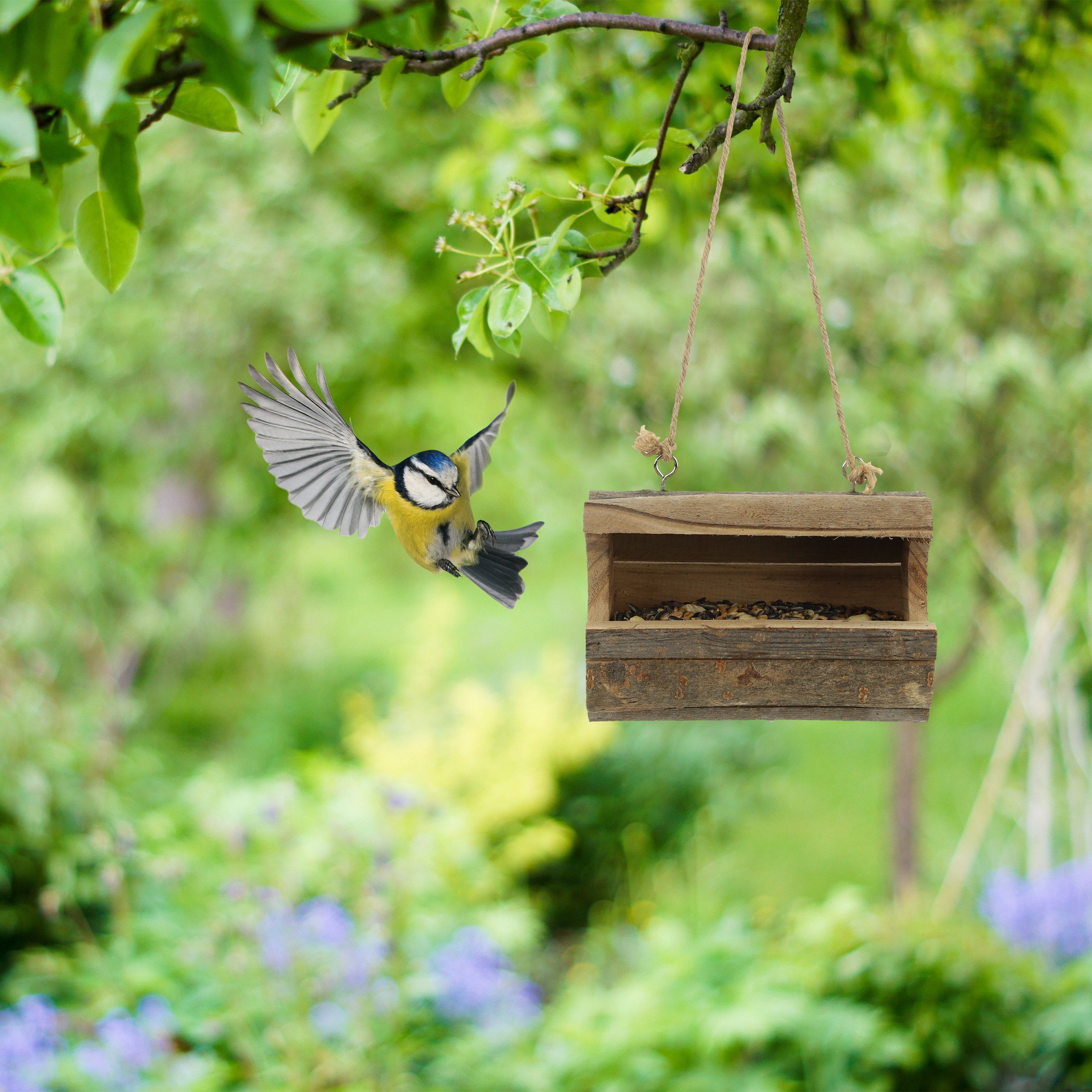 relaxdays Vogelhaus Vogelfutterhaus zum Aufhängen günstig online kaufen