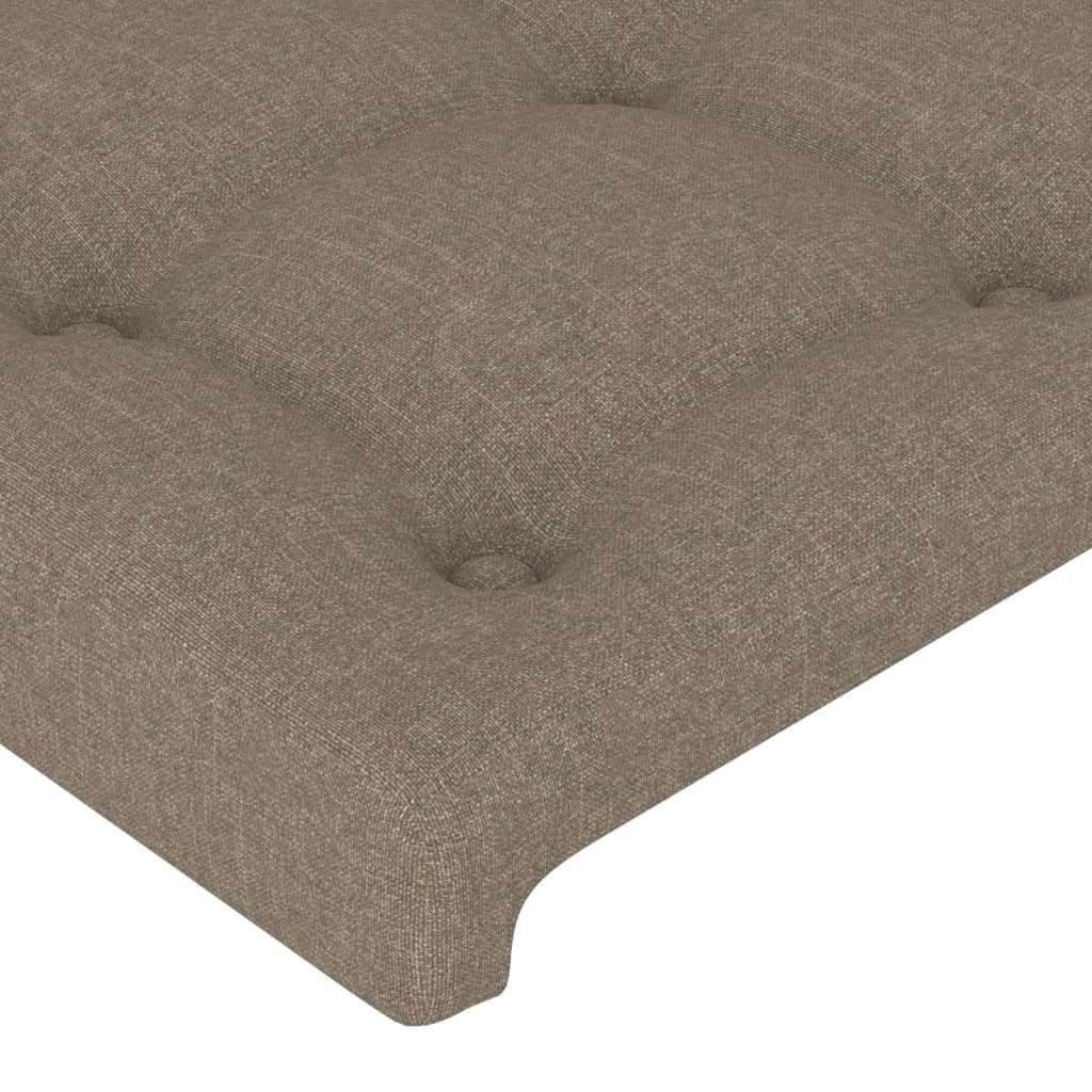 93x23x78/88 Kopfteil mit Ohren Taupe (1 Kopfteil vidaXL St) Stoff, cm