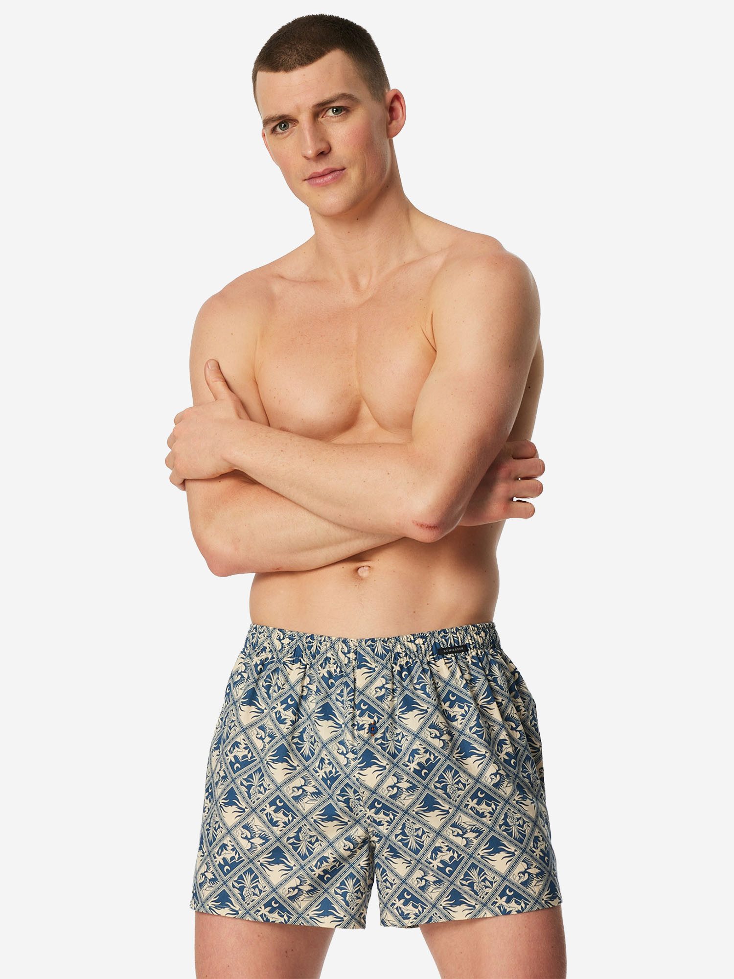 Schiesser Boxer Multi (2-St) Boxershorts, Unterhose, Boxerbriefs