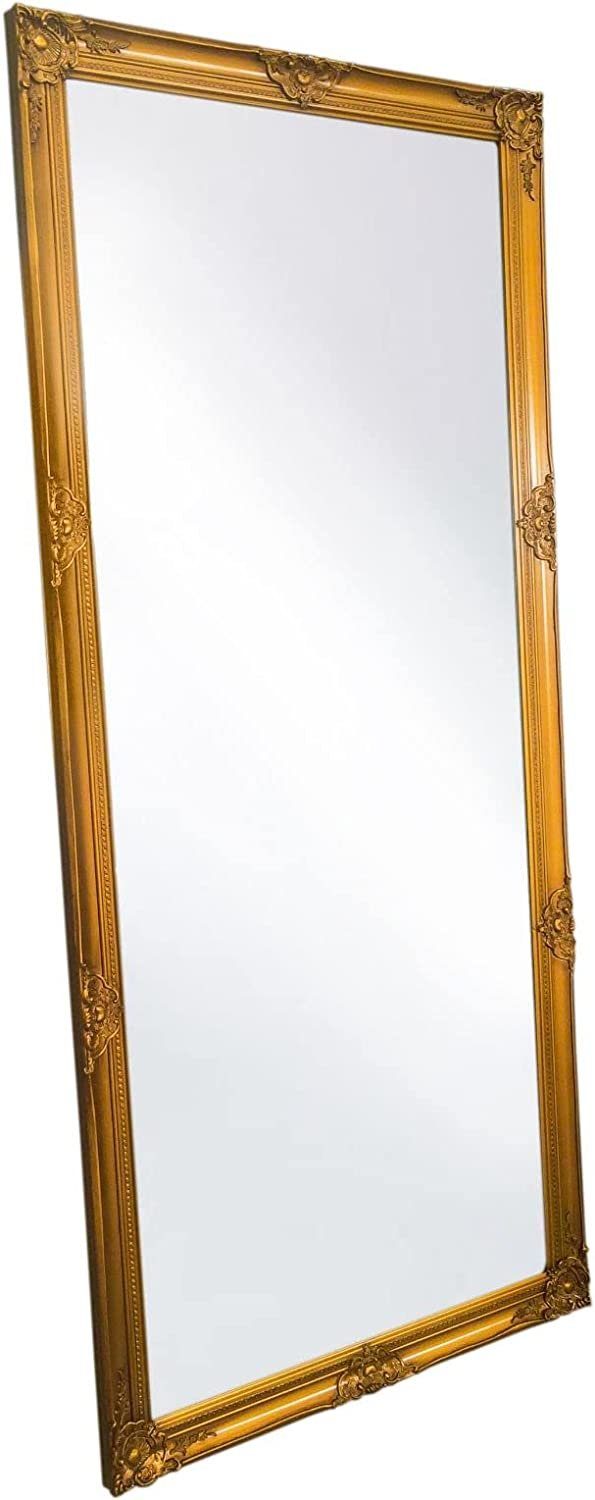 mit edlem Spiegelfläche Wandspiegel Facettenschliff 180 Home x Gold 80 cm, LC Wandspiegel dasmöbelwerk