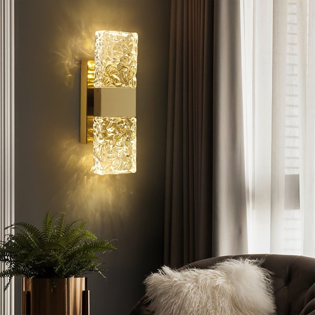 JDONG LED Wandleuchte Moderne LED-Wandleuchte, Kristall-Wandleuchter, günstig online kaufen