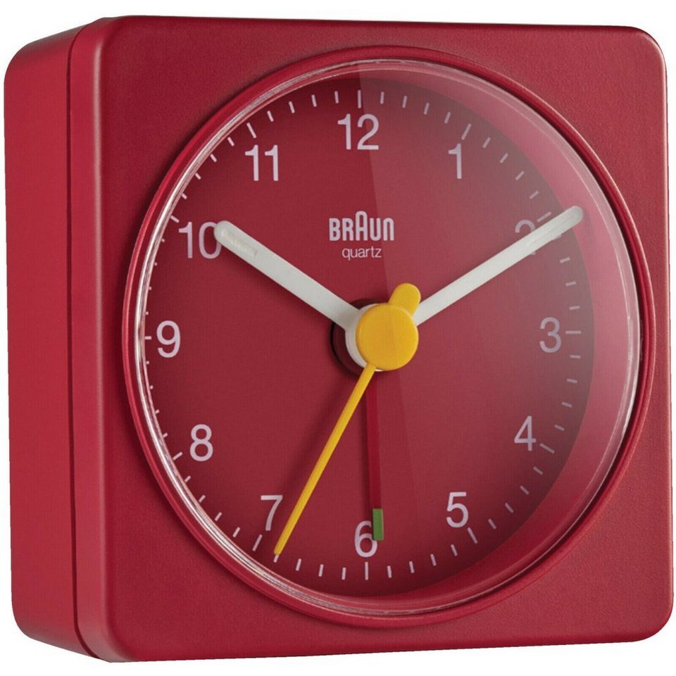 Braun Funkwecker »BC02R Quarzwecker rot«, mit hoher Präzision online