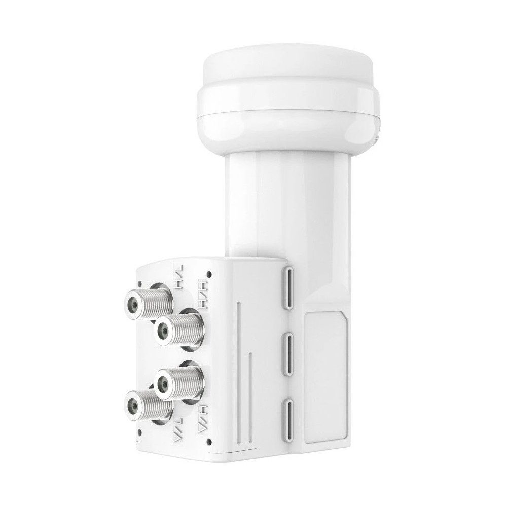 Hama Hama Universal-Quattro-LNB für Satellitenanlagen. Sat-Spiegel (Hohe Empfangsqualität, einfache Installation, robuste Bauweise)