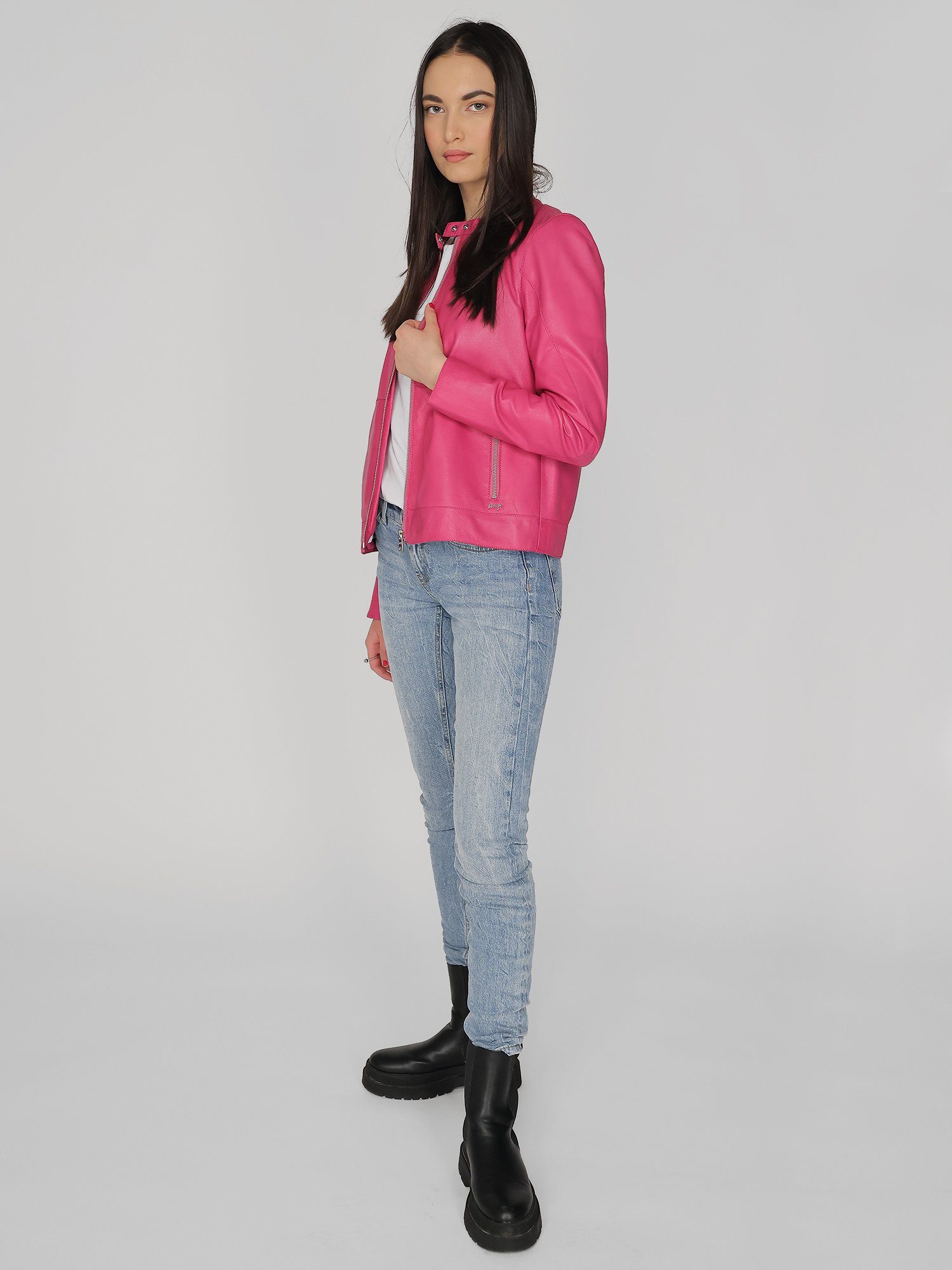 42021104 Lederjacke Maze