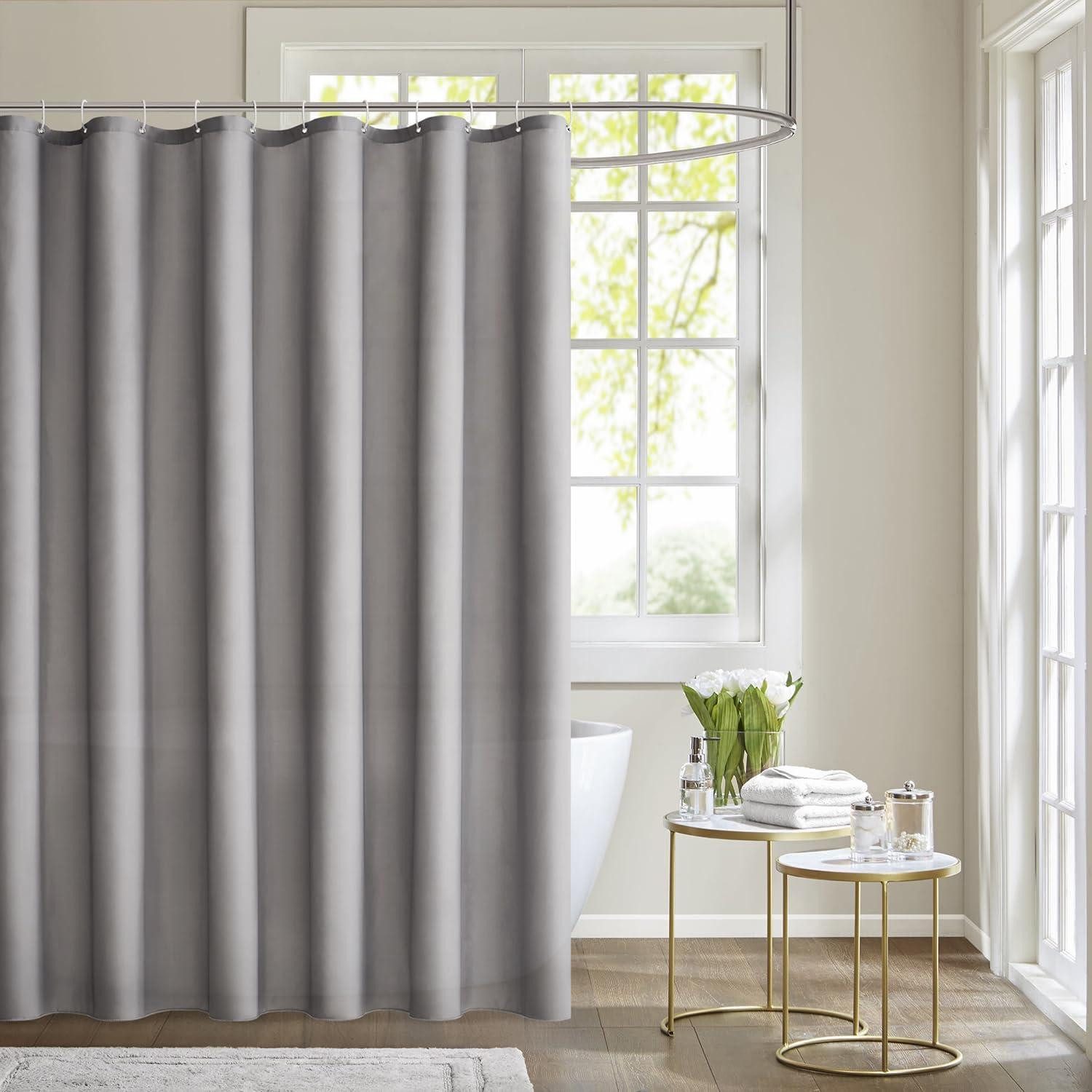 MIULEE Duschvorhang Duschvorhang 240x200cm Grau Wasserdicht günstig online kaufen
