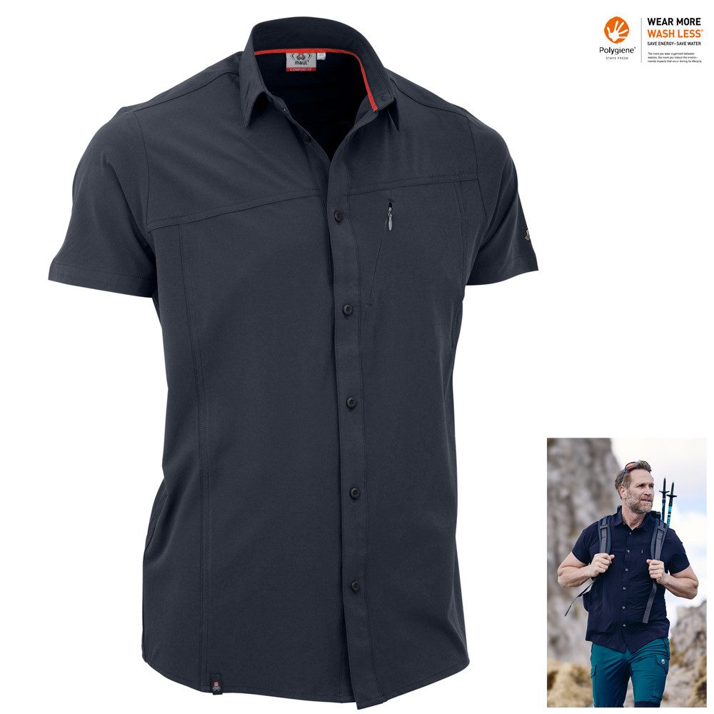 Maul T-Shirt Maul - Salwand XT Herren Wander Hemd Outdoor Polo, navy