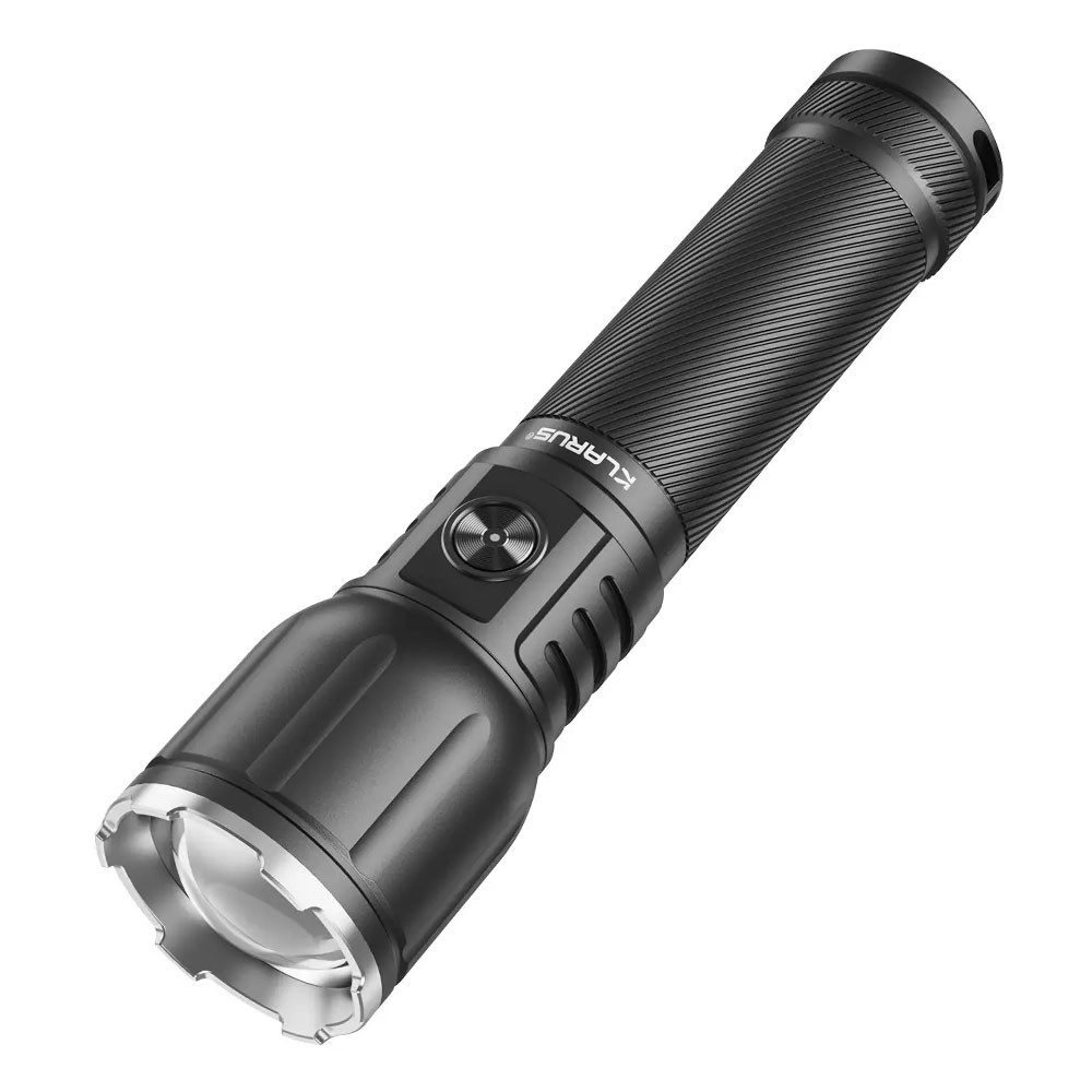 Klarus LED Taschenlampe A3 Zoomlampe V1 (2026) 2200 Lumen - Schwarze Taschenlampe, einstellbarer Lichtkegel