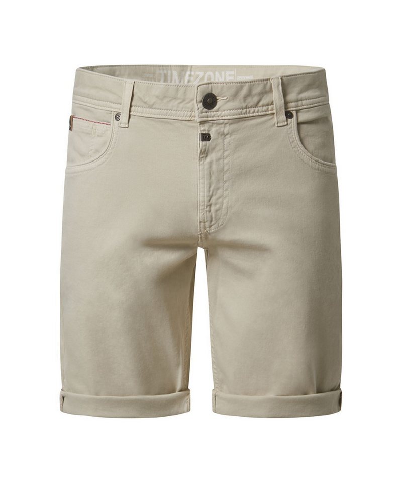 TIMEZONE Chinoshorts Elegant kurz geschnittene Slim Fit Mode für Herren (1-tlg) Baumwolle Slim Fit Einfarbig atmungsaktiv Reißverschluss
