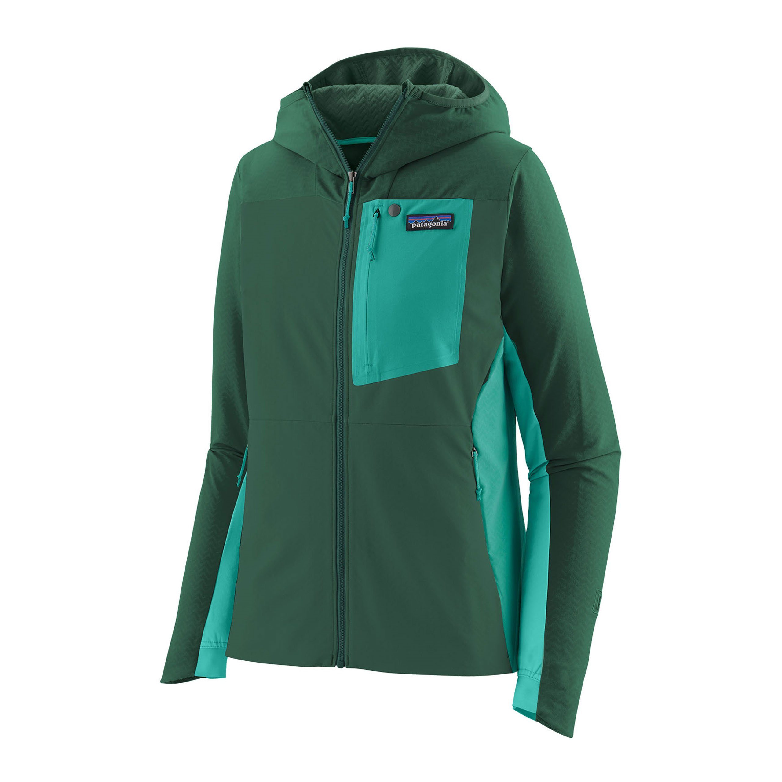 Patagonia Softshelljacke Patagonia Ws R1 CrossStrata Hoody - Softshelljacke Damen Kapuze