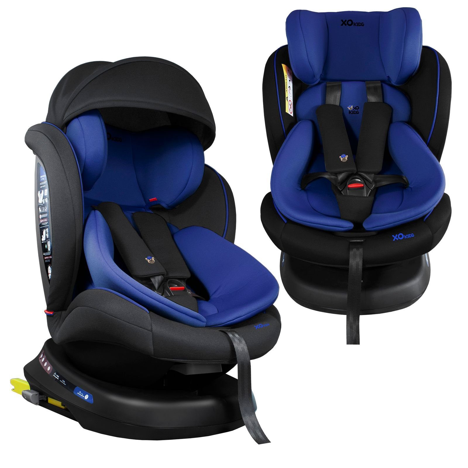 XOMAX Autokindersitz, S64 XOMAX Auto Kindersitz mit 360° Drehfunktion und  ISOFIX für Kinder von 0 - 36 kg (Klasse 0, I, II, III) online kaufen | OTTO