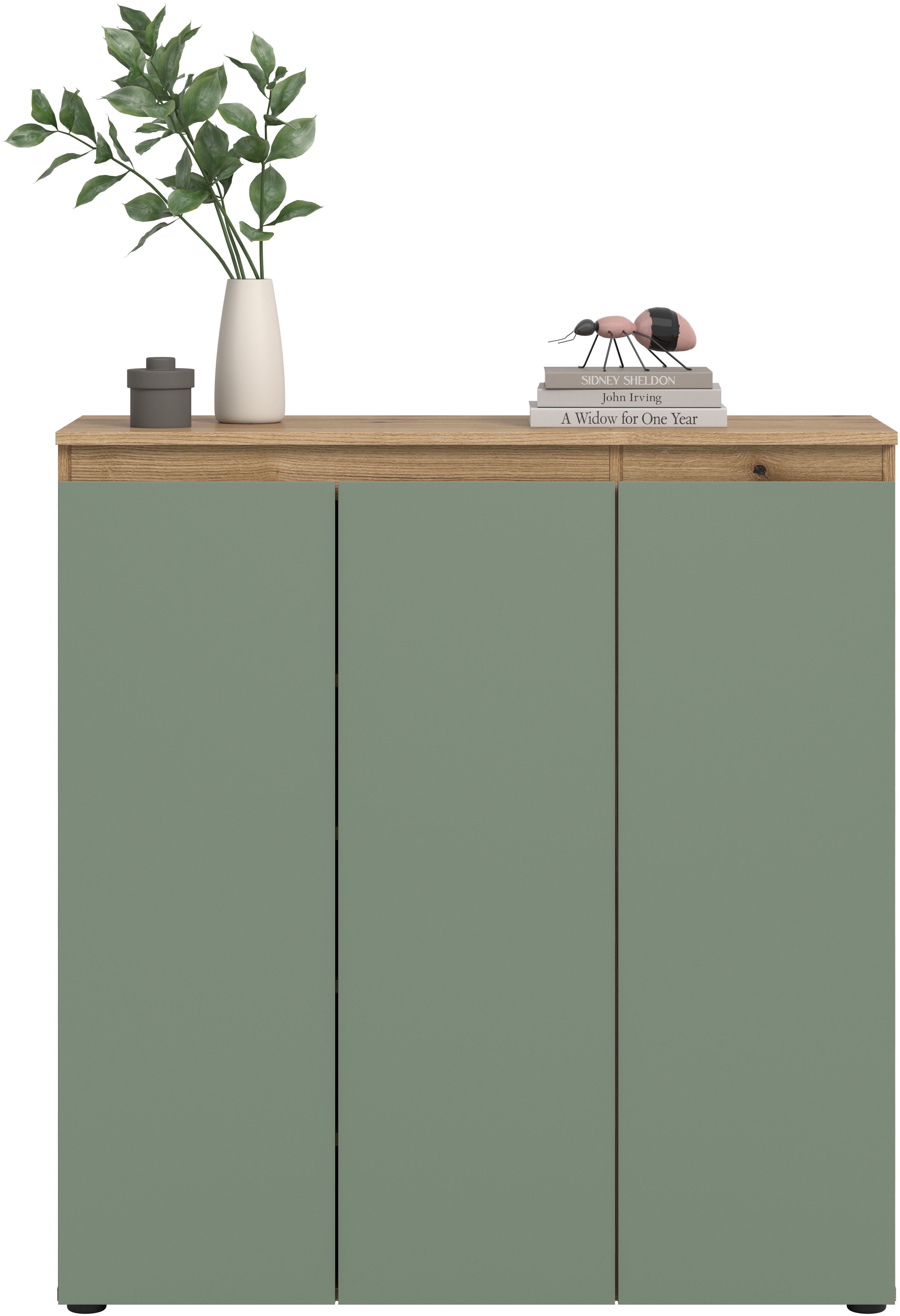 Home affaire Mehrzweckschrank CIPELA, 105x111 cm, viel Stauraum, variable Einlegeböden, universal (1-St., in vielen verschiedenen Trendfarben verfügbar) Schuhsc – Bild 3 von 5