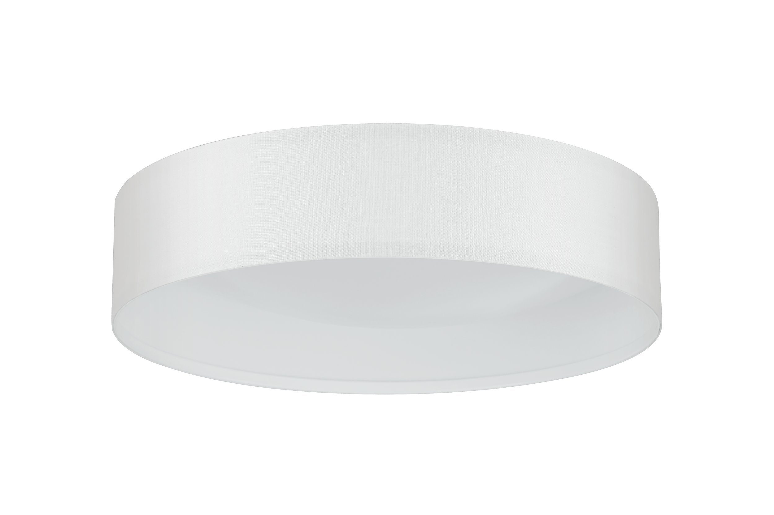 EGLO LED Deckenleuchte Pasteri, Leuchtmittel inklusive, Textil Deckenleuchte, Wohnzimmerlampe, Lampe, Weiß, Ø: 32 cm