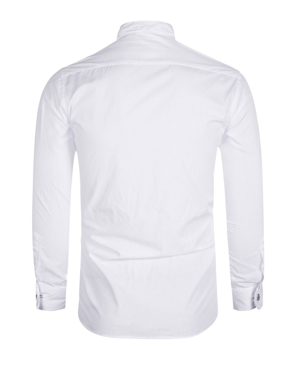 Allthemen Smokinghemd mit Kläppchen-Kragen Langarmhemd Regular Fit günstig online kaufen