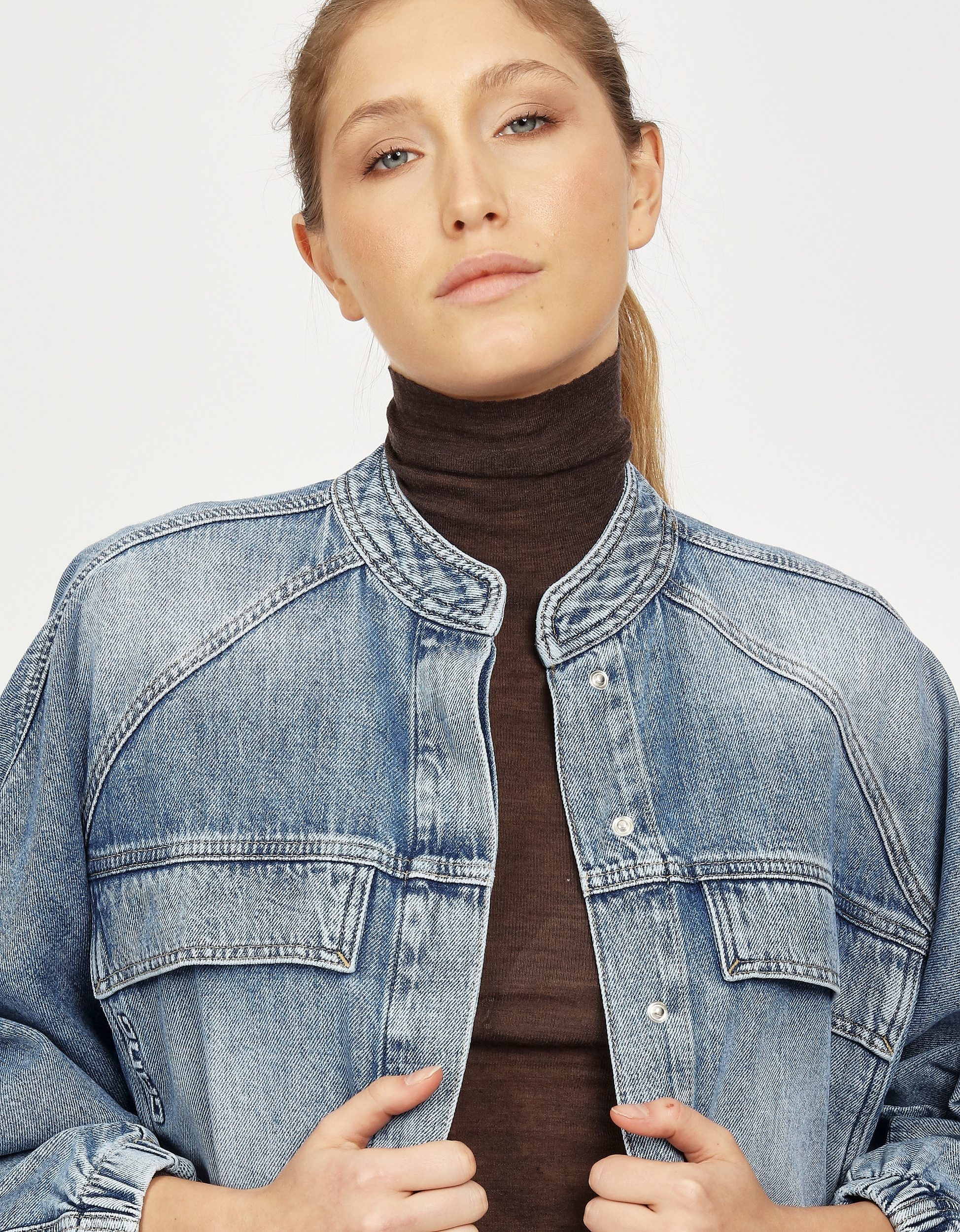 GANG Jeansjacke Jeansjacke - leichte Jacke - Indoor-Jacke