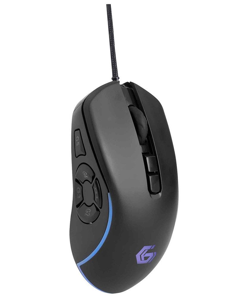 Gembird MUSG-RAGNAR-RX500 Gaming-Maus (kabelgebunden, Optimaler Komfort: für intensives und langes Spielen)