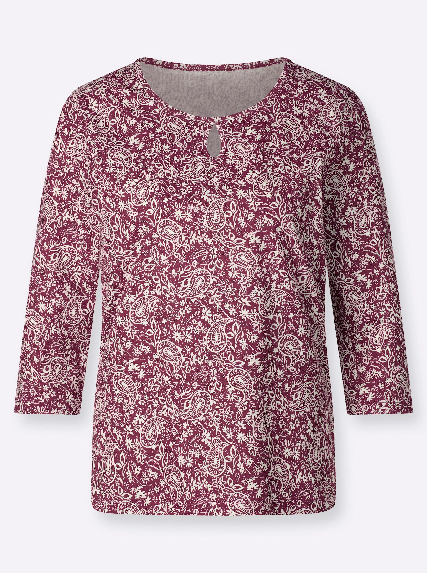 T-Shirt Rundhals-Shirt 3/4-Arm