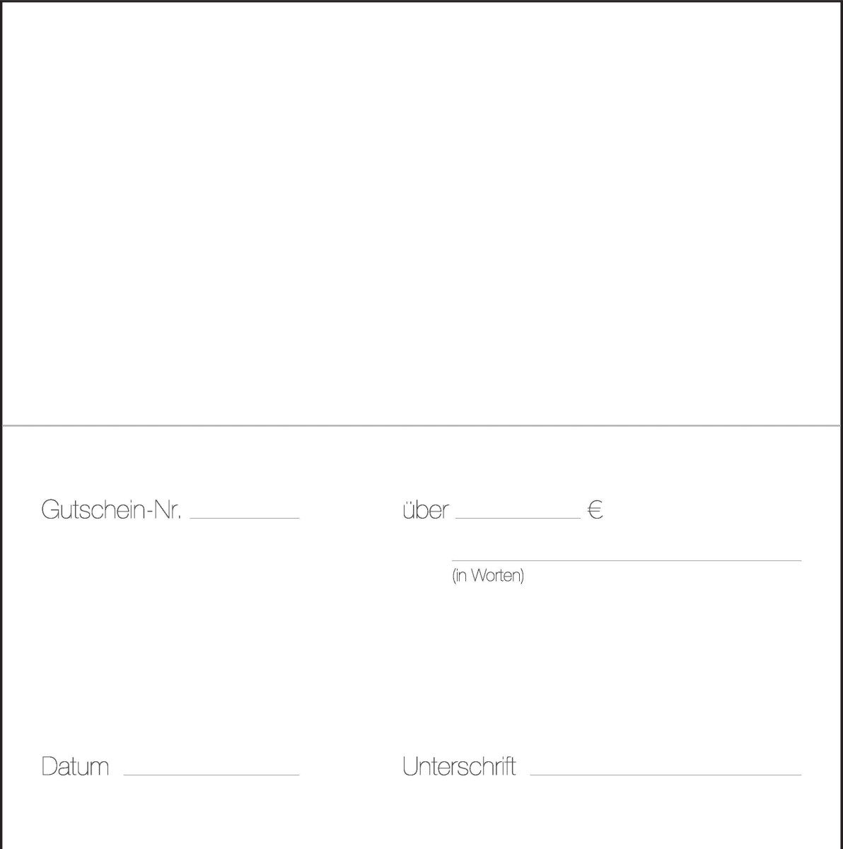 Sigel Designpapier Gutschein-Karte DINlang 220g/qm Golden Glimmer inkl. Umschläge 10 Stüc