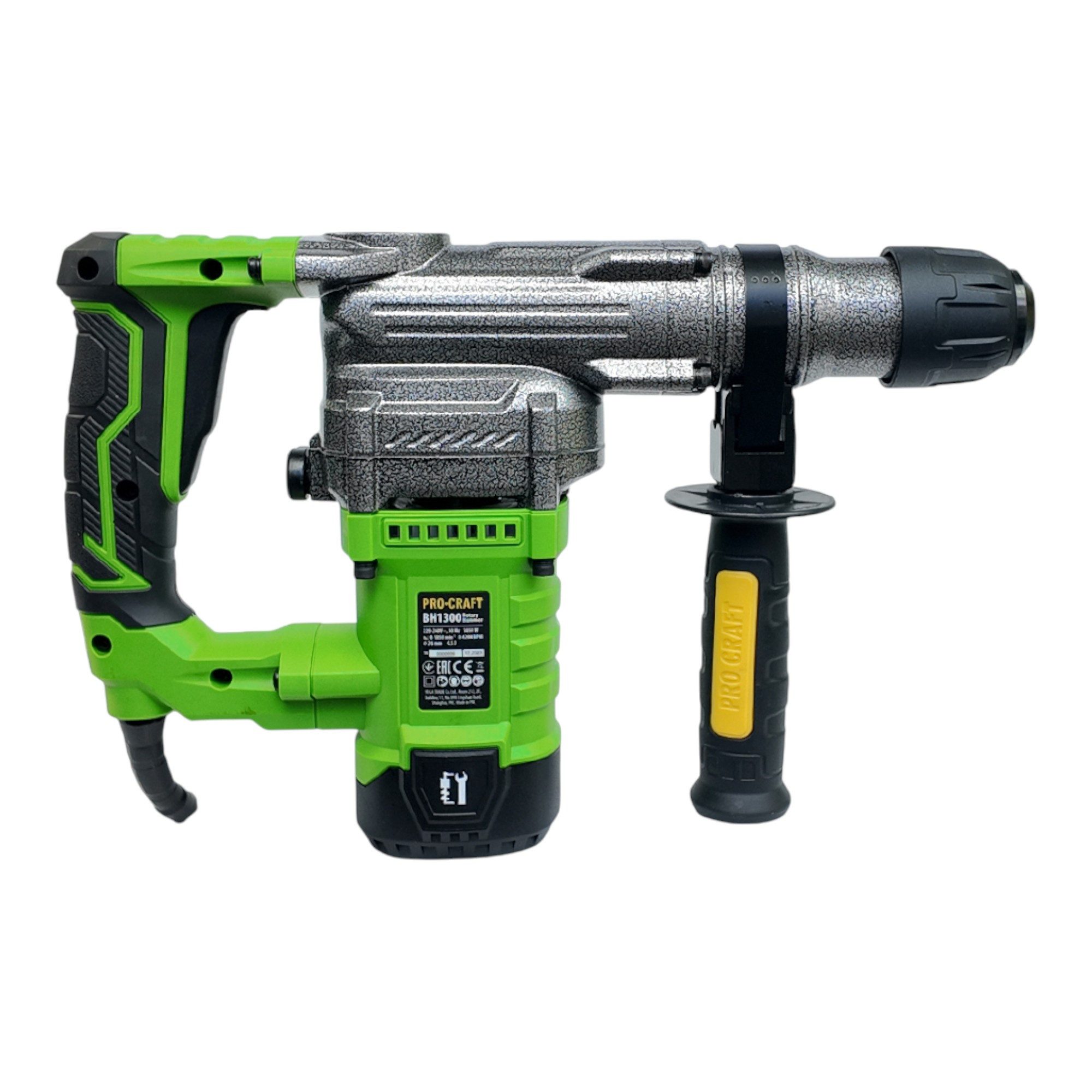 PRO CRAFT Kombihammer Procraft BH1300 Kombihammer 1050 Watt 4,5 J SDS plus + Koffer