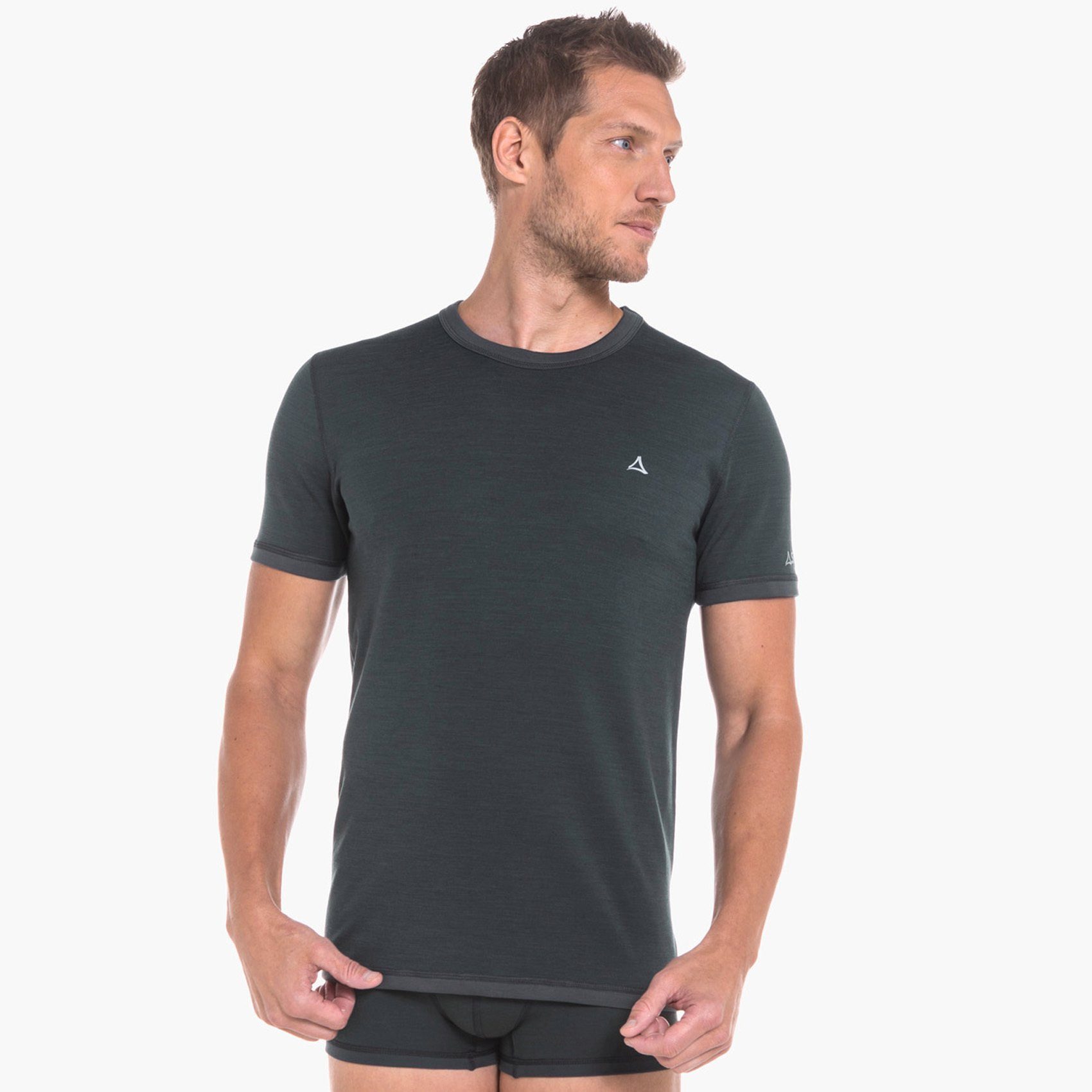 Schöffel T-Shirt Unterwäsche Shirt Merino Sport schwarz Herren günstig online kaufen