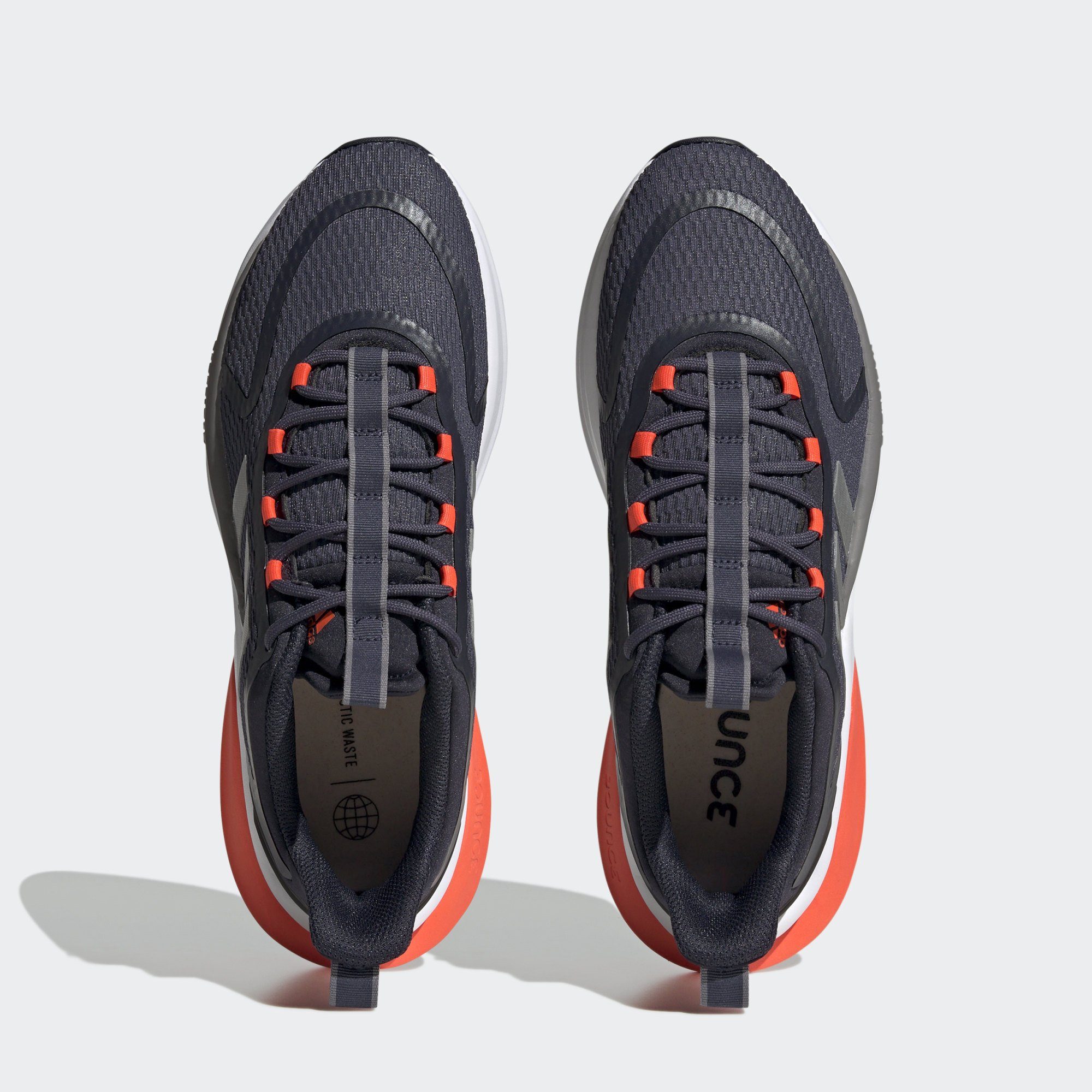 adidas Sportswear ALPHABOUNCE+ BOUNCE Sneaker Shadow Grey / Silver Navy SCHUH / Metallic Three