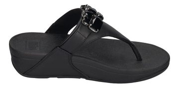 Fitflop LULU JEWEL DELUXE Leather Zehentrenner Black