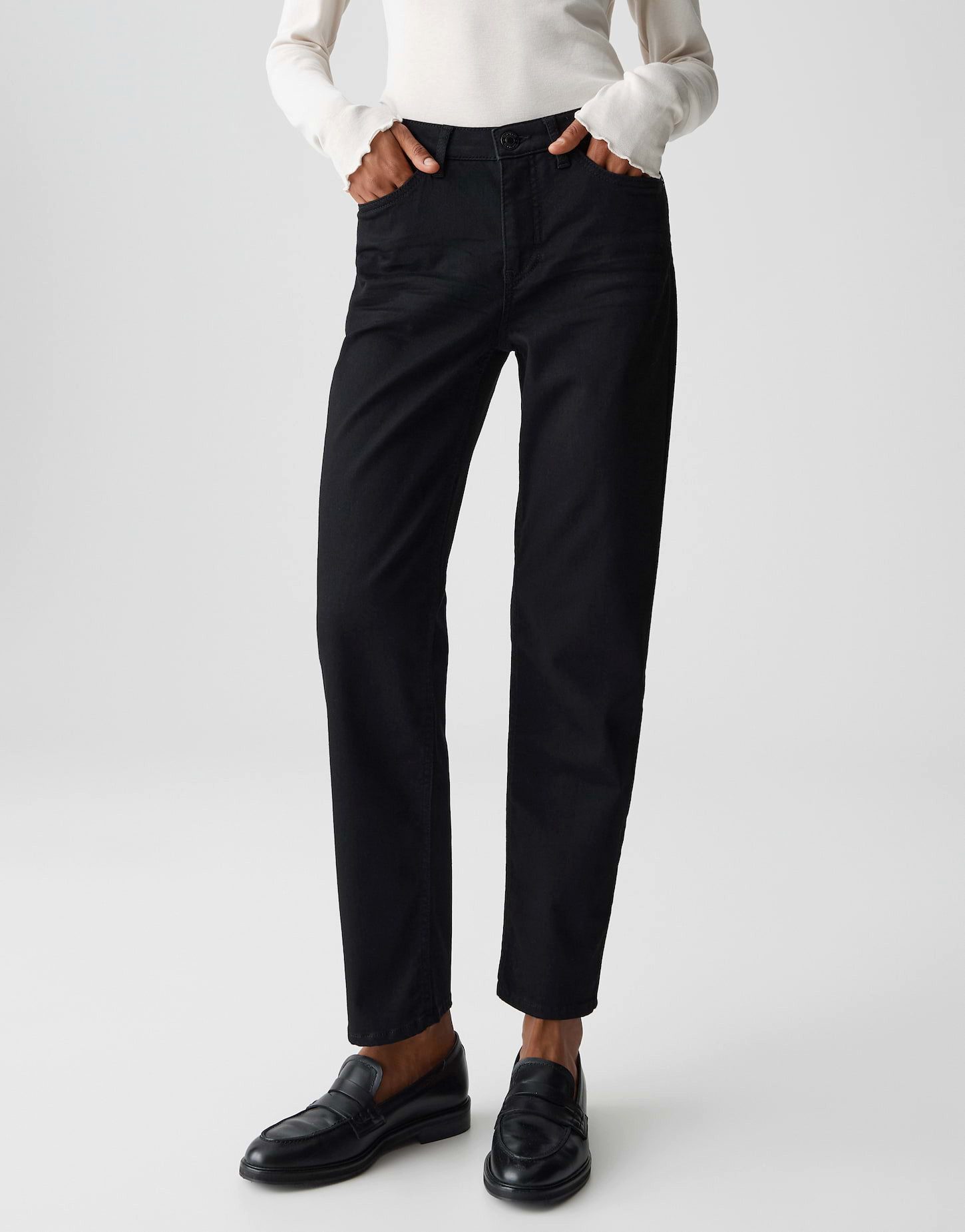 OPUS Skinny-fit-Jeans Jeans Elma Clever - Straight Leg