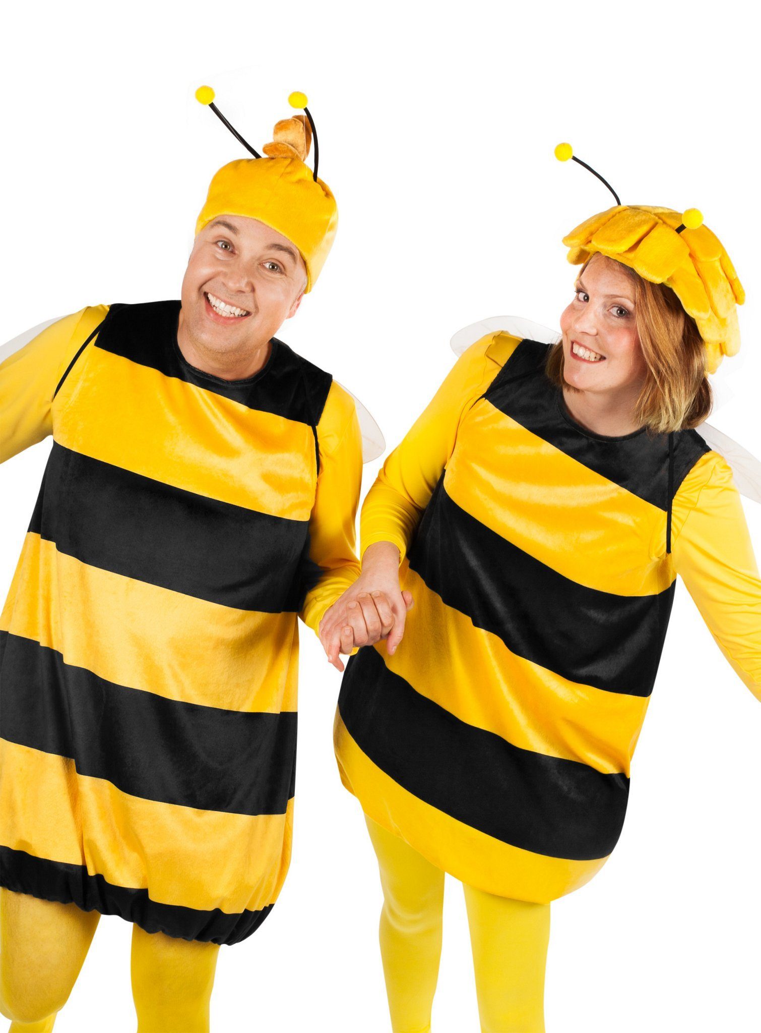 Maskworld Strumpfhose Biene Maja Strumpfhose - Tier Kostümzubehör (1 St) Gelbe Strumpfhose für Bienenbeine - passt Maja und Willi gleichermaß – Bild 5 von 5