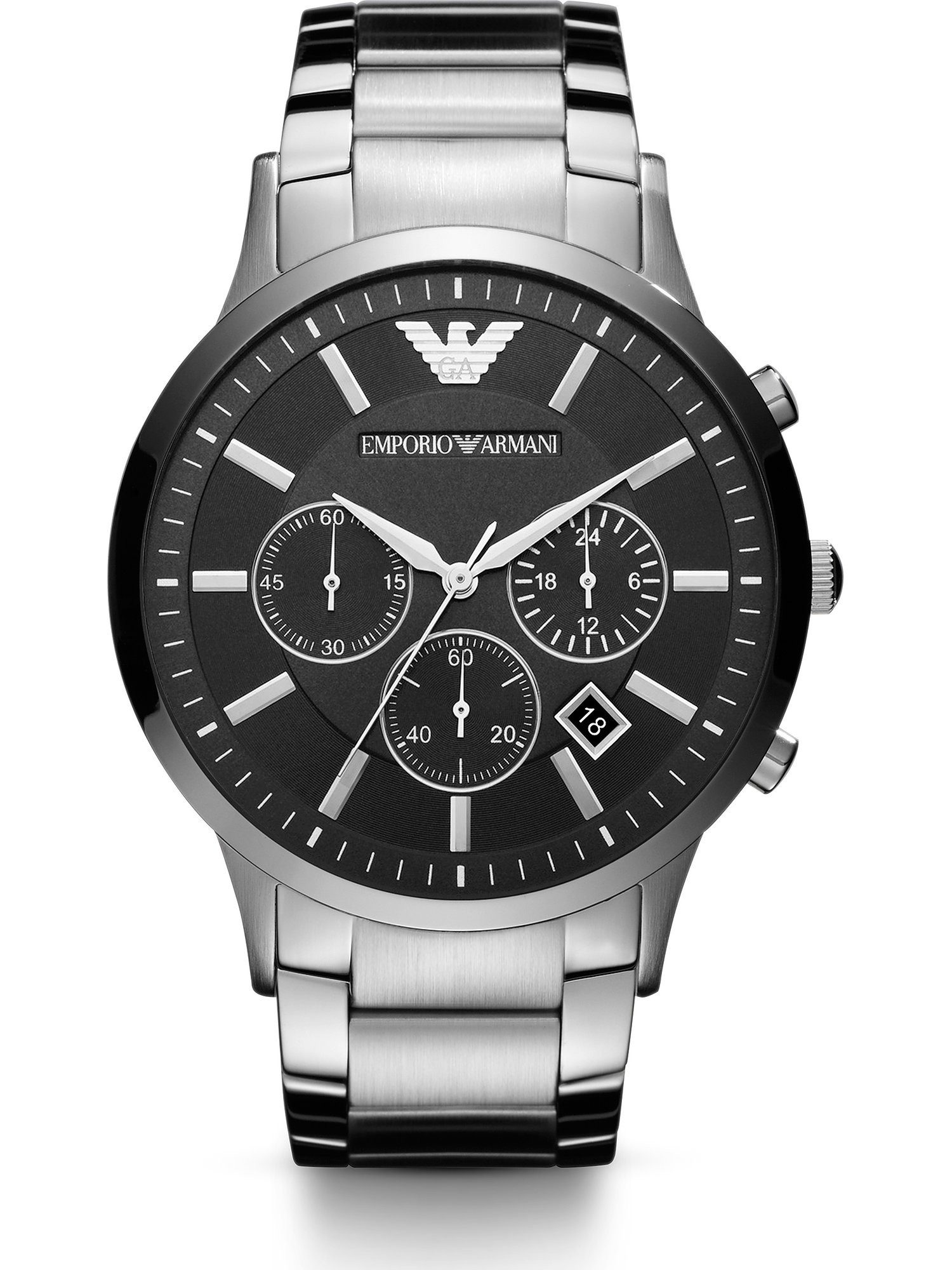 Chronograph Emporio Armani Herren-Uhren Analog Quarz