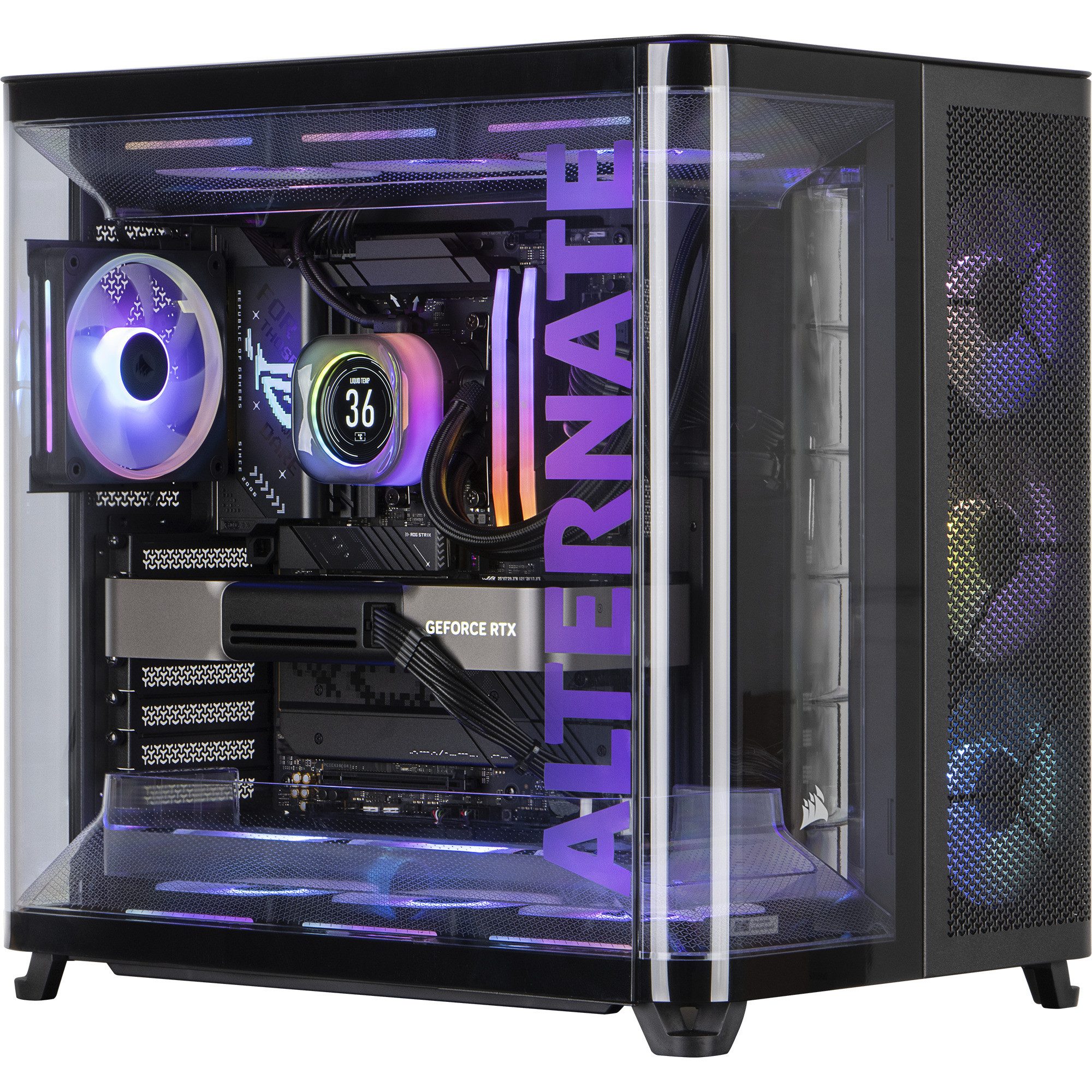 ALTERNATE ALTERNATE Gaming-PC • RTX 5080 • AMD Ryzen™ 7 PC (AMD Ryzen 7, NVIDIA GeForce RTX 5080, 32 GB RAM)