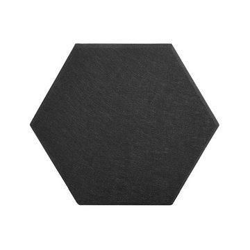 HOME DELUXE Wandpaneel Akustikplatten Hexagon selbstklebend SILENT, BxL: 35,00x35,00 cm, (5-tlg) Schallschutzplatten, Wanddekoration, Schallabsorber, Akustik Paneel