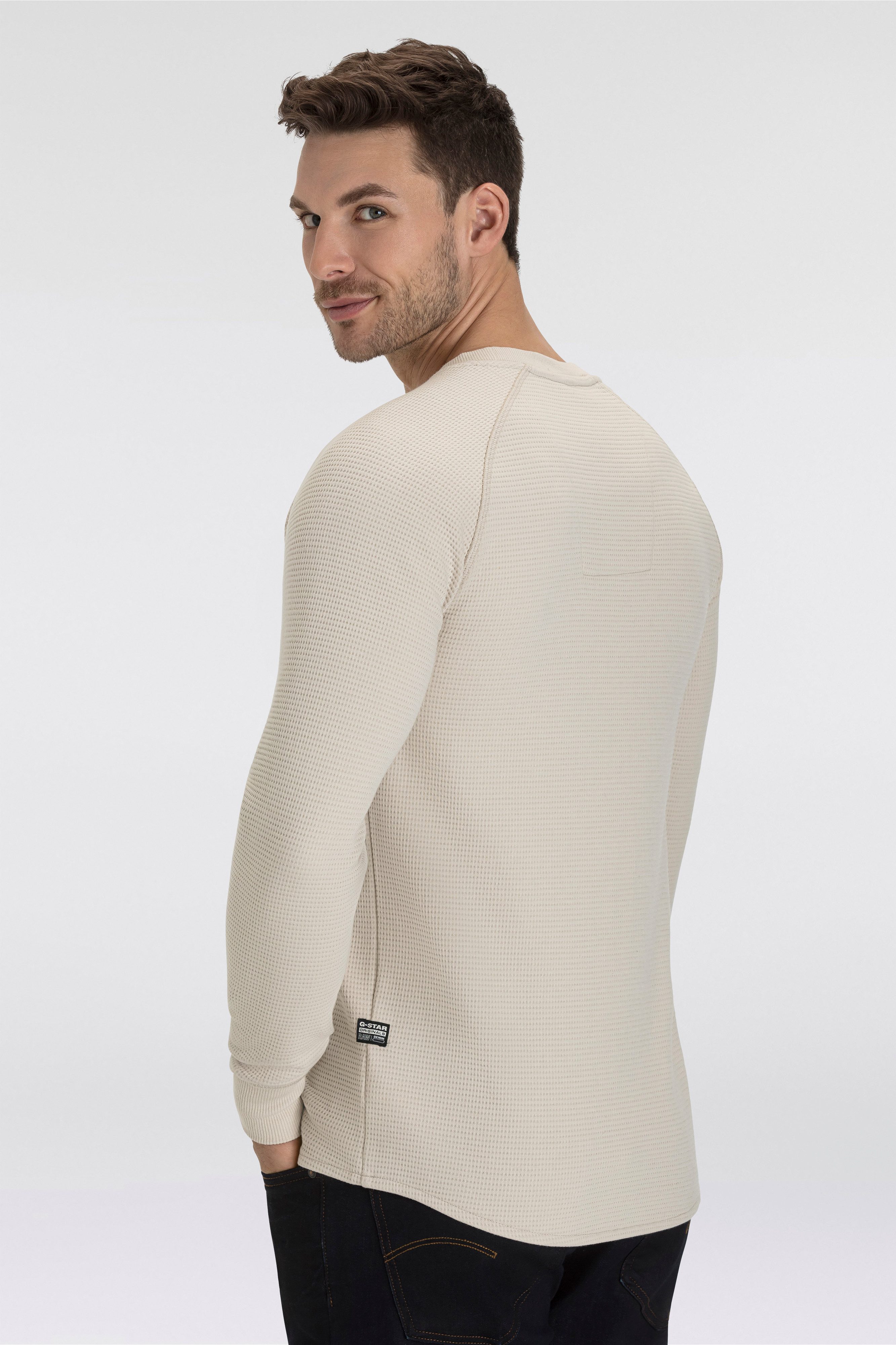 G-STAR Sweater Jirgi mit Label-Detail auf günstig online kaufen