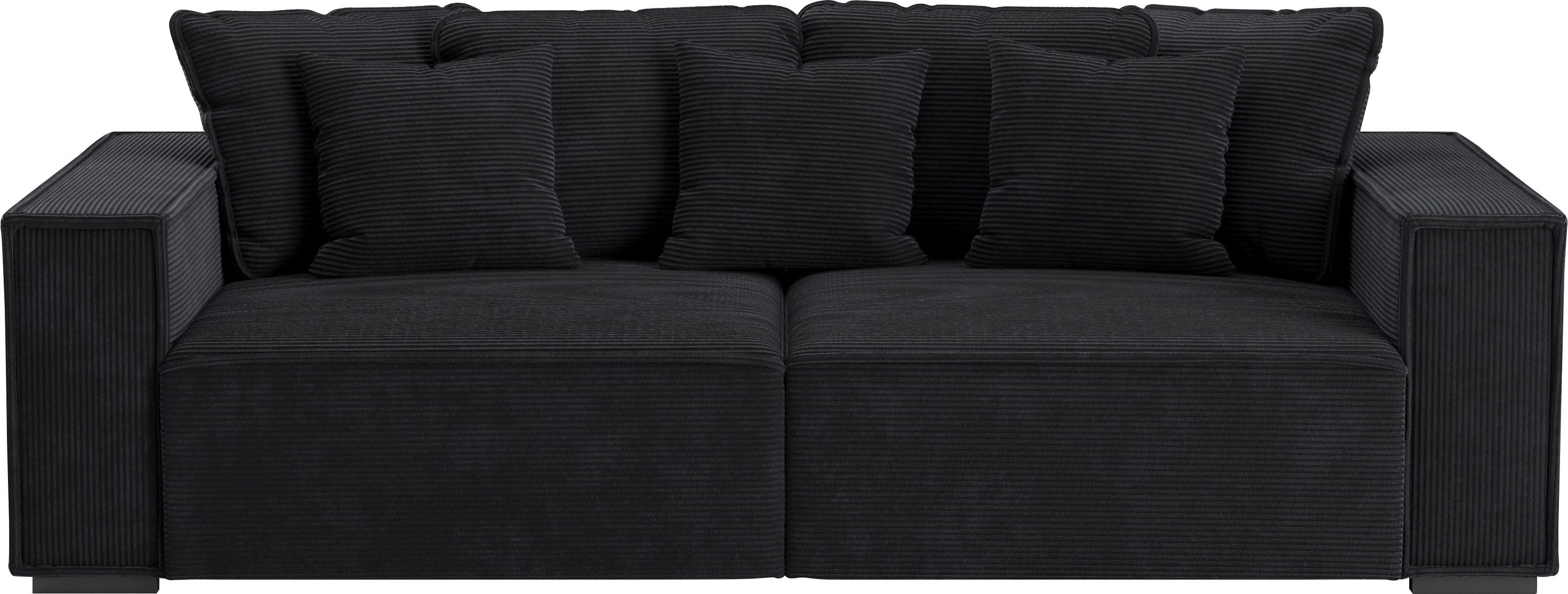 INOSIGN Big-Sofa "Surf", mit 7 Kissen, gemütlicher Sitzkomfort günstig online kaufen
