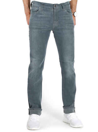 Nudie Jeans Slim-fit-Jeans Bio Baumwolle Stretch Hose Thin Finn Org. Lighter Shade
