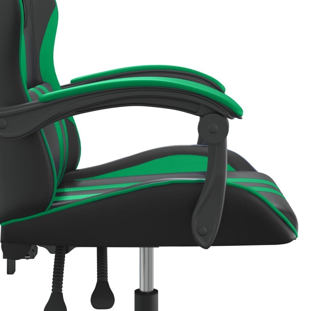 Bürostuhl Kunstleder Gaming-Stuhl Off Arbeitsplatz und Grün Schwarz Drehbar vidaXL Home