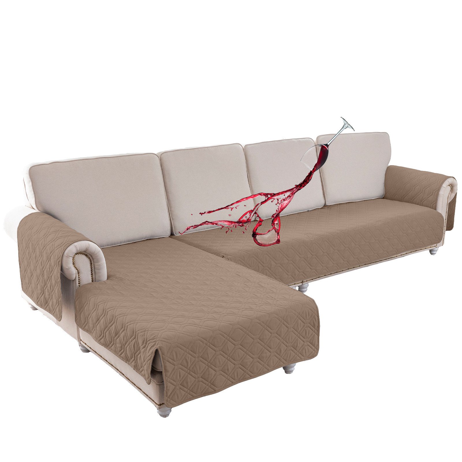 BTTO Sofahusse Sofa Schutz Abdeckung,L-Form wasserdichte Sofaschoner,Schonb günstig online kaufen