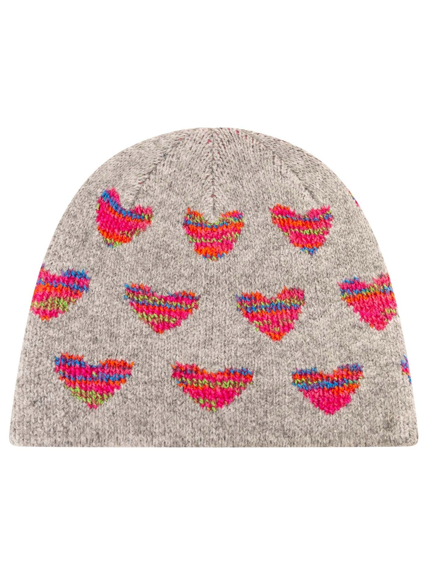 Zwillingsherz Strickmütze Mütze "Herzen"