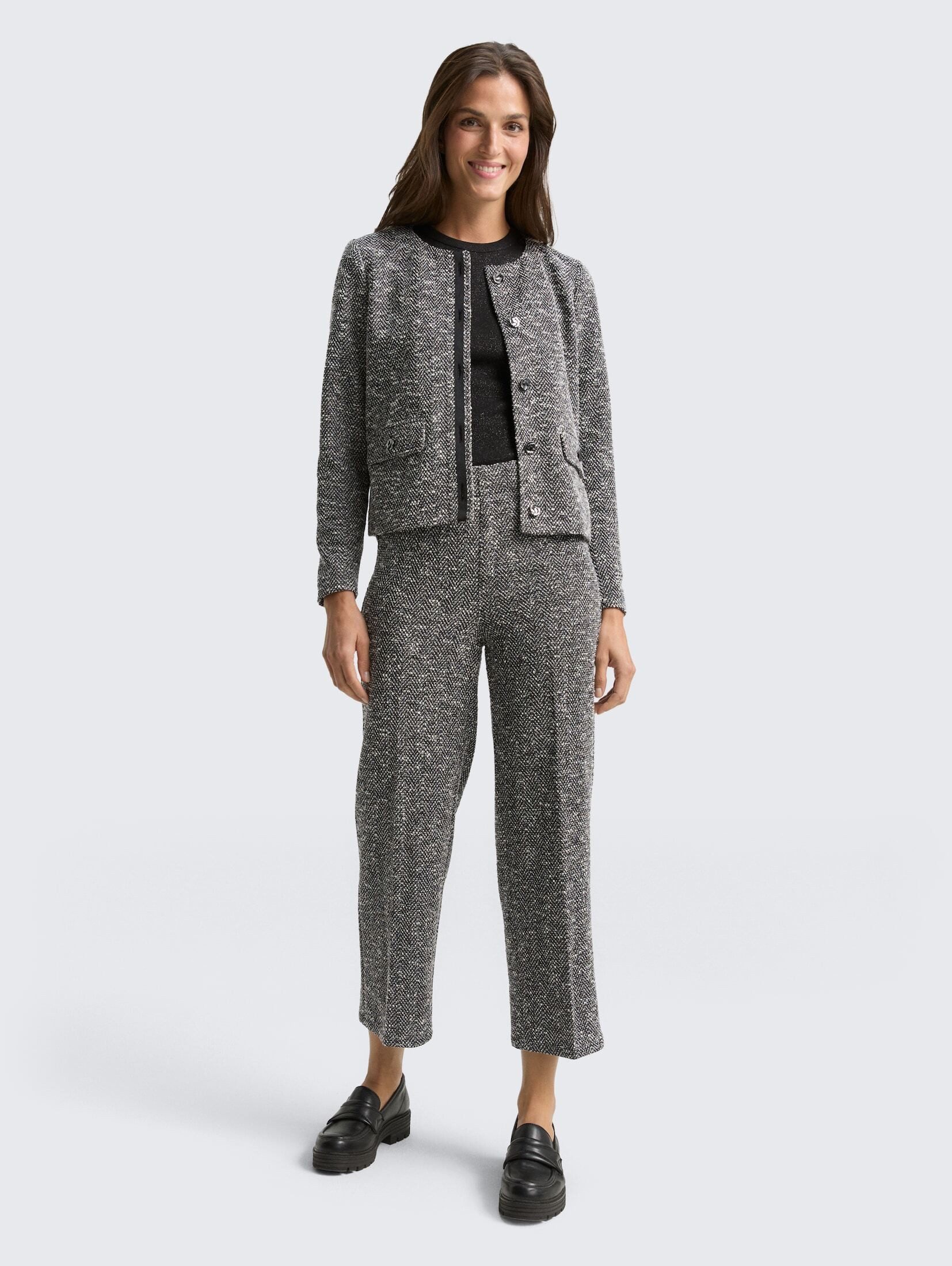 TOM TAILOR Jackenblazer Blazer Regular Fit Bouclé Jacke