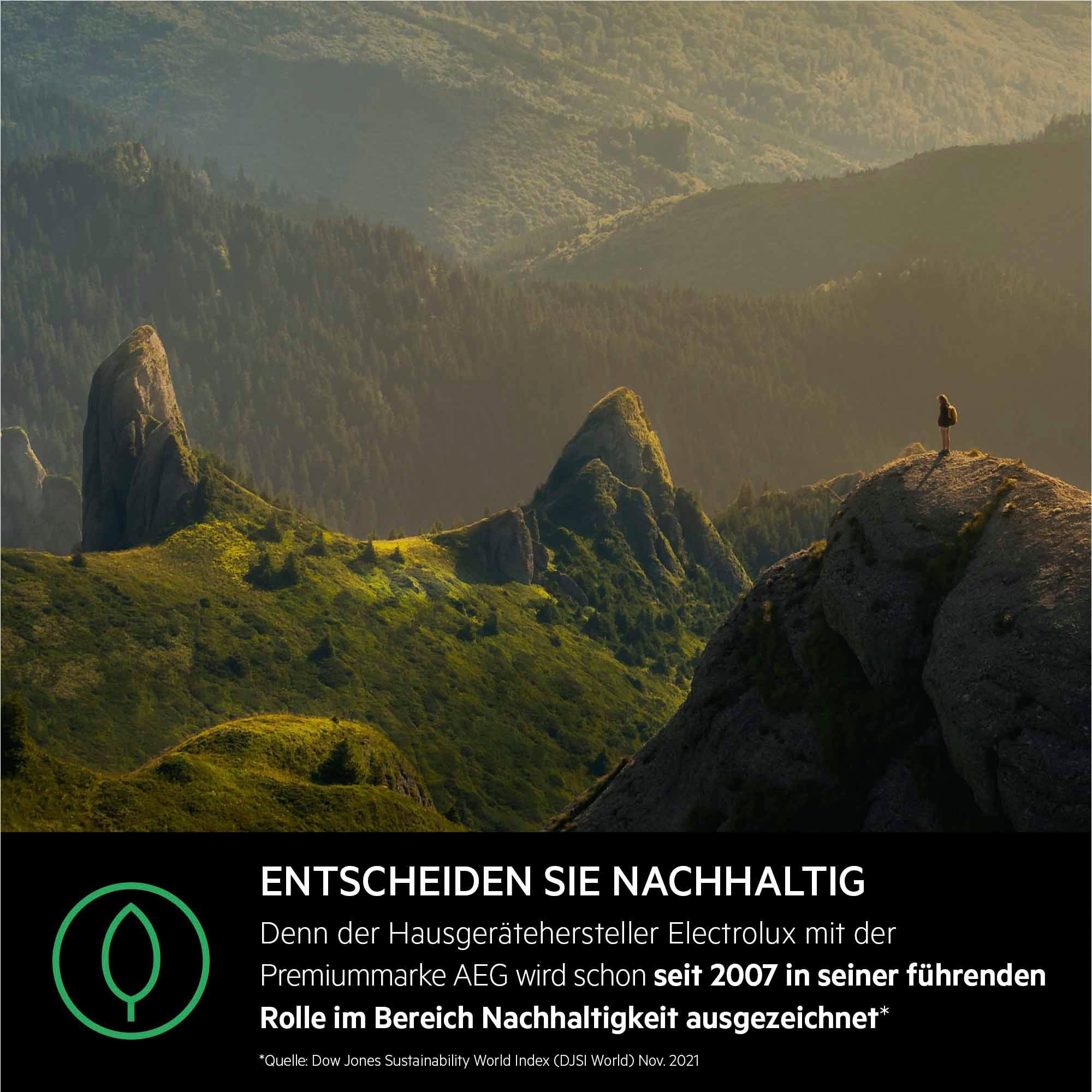 AEG Waschmaschine 7000 ProSteam® LR7EA610FL 914501652, 10 kg, 1600 U/min, UniversalDose: löst PODS®/Caps 60 % schneller auf für beste Reingung