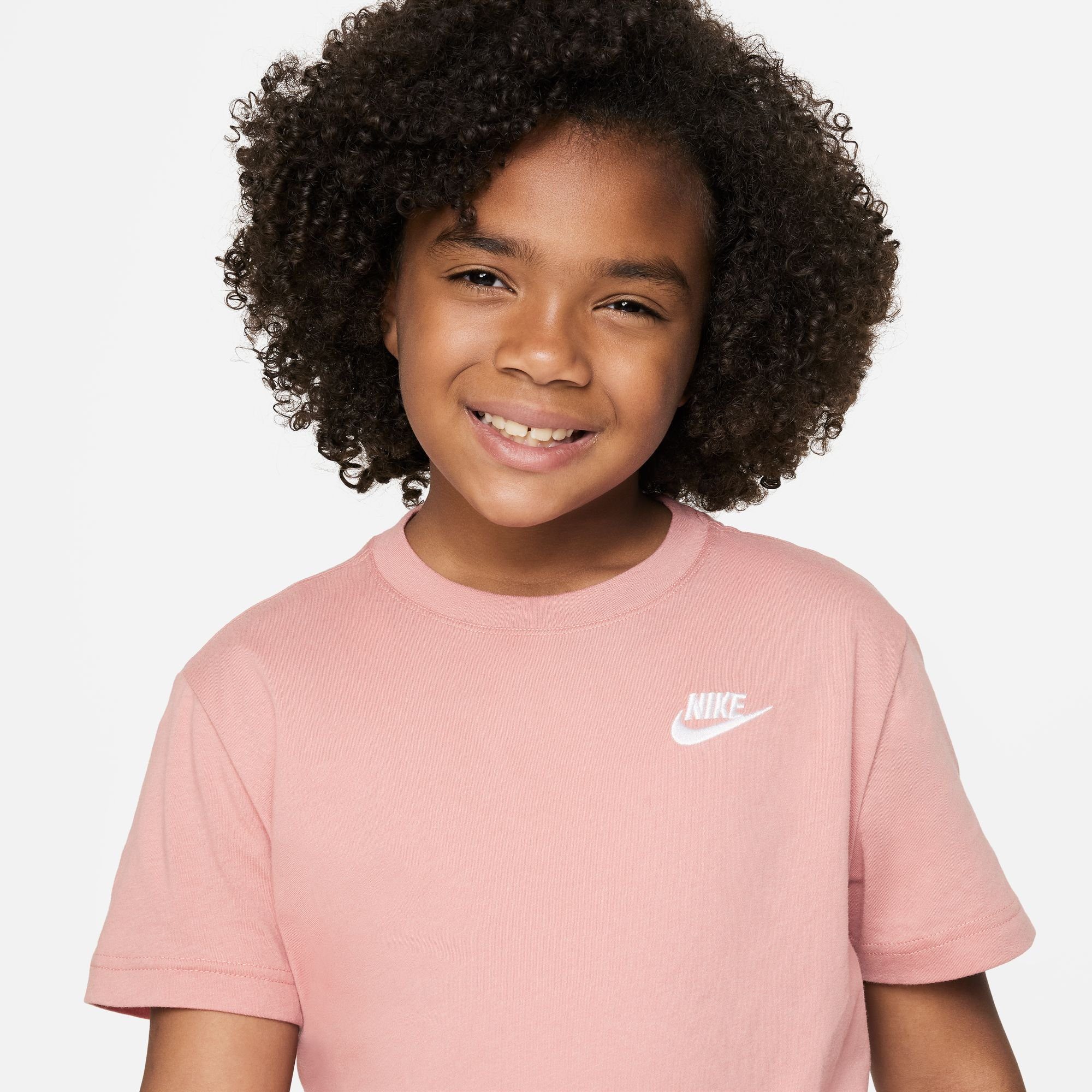 T-Shirt BIG (GIRLS) KIDS' T-SHIRT STARDUST Sportswear RED Nike