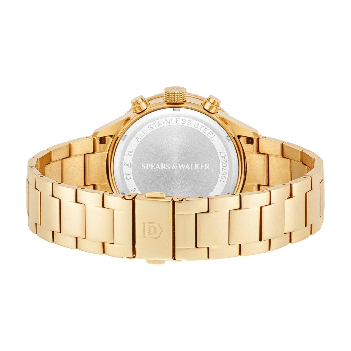 Spears & Walker Chronograph gelbgold