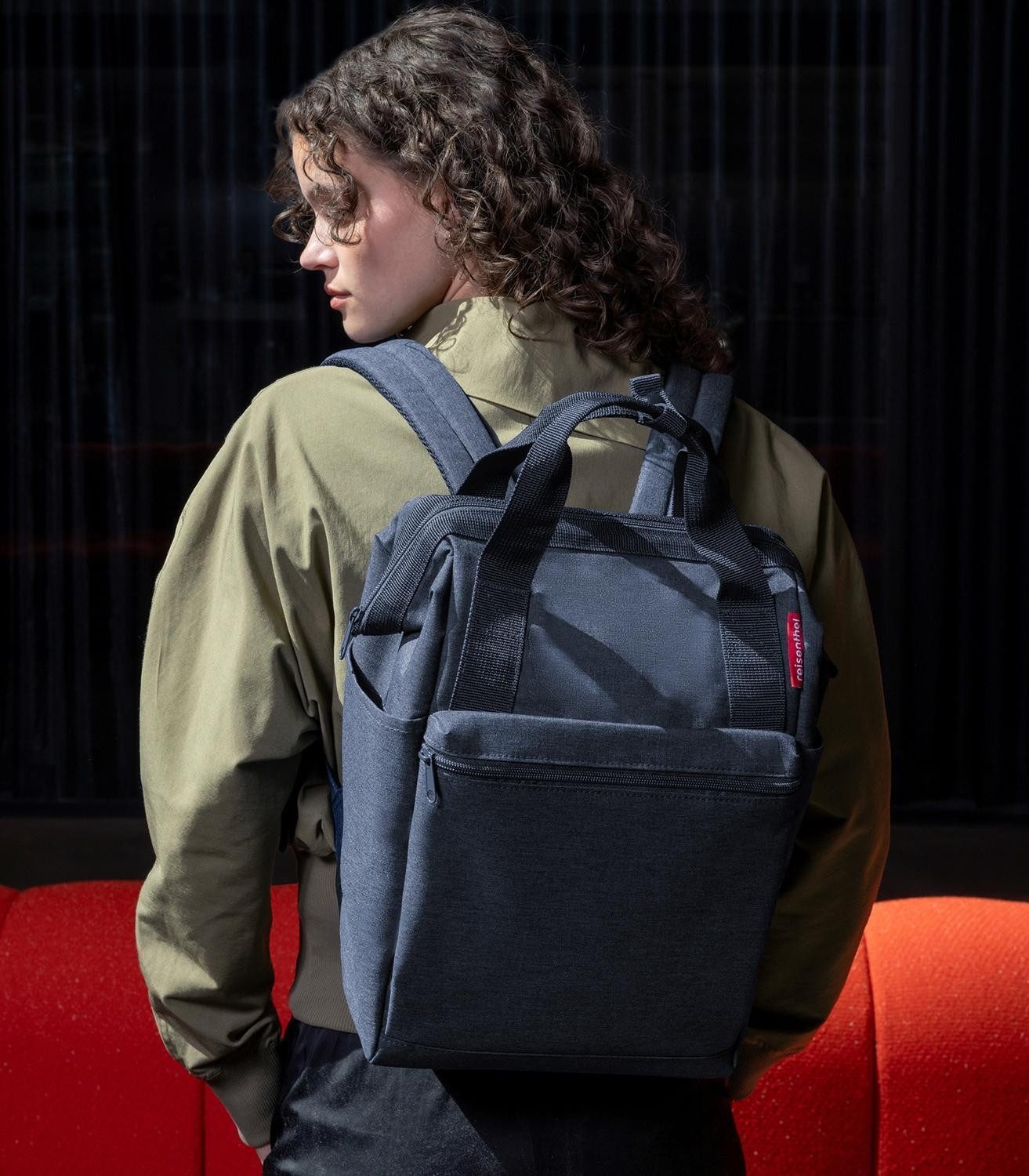 REISENTHEL® Rucksack ALLROUNDER, 12 Liter, Blau, Polyester, Wasserabweisend, verstellbare Schultergurte