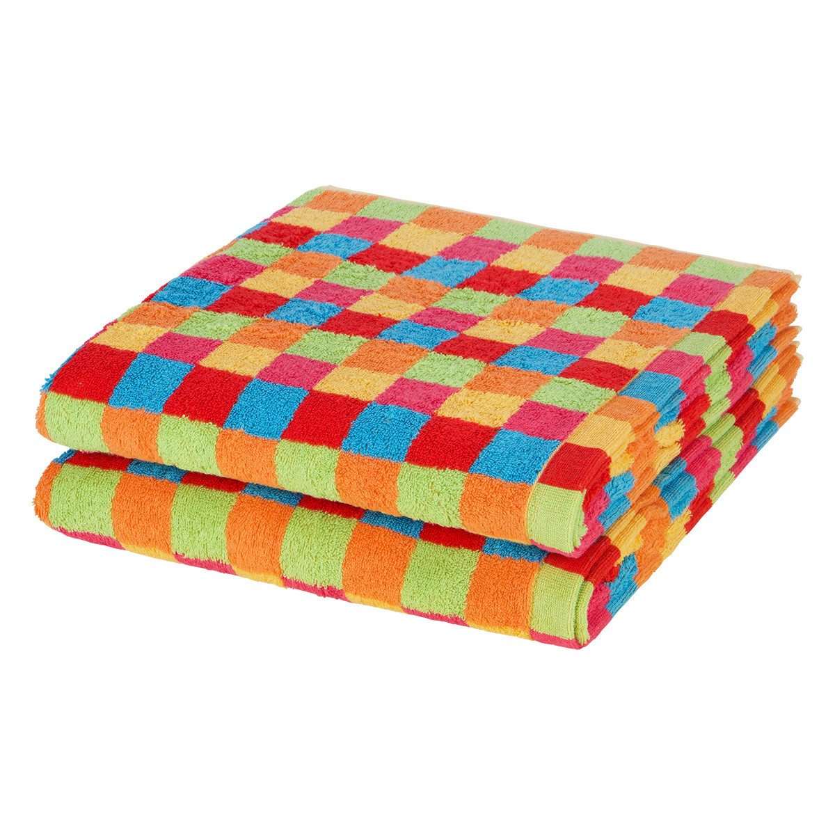 Cawö Handtuch Set Lifestyle, Walkfrottee (Spar-Set, 2-St), 2 X Duschtuch im Set - Baumwolle - Saugstark - Weich und pflegeleicht