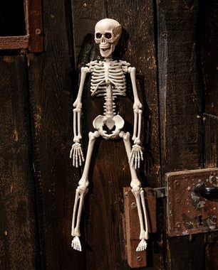 Horror-Shop Dekoobjekt Halloween Skelett 40 cm - Beweglich