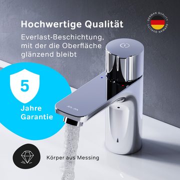 AM.PM Waschtischarmatur Waschbeckenarmatur X-Joy Waschbecken Wasserhahn Bad (Mischbatterie) TouchReel-Bedienungssystem,Badezimmer Badarmatur