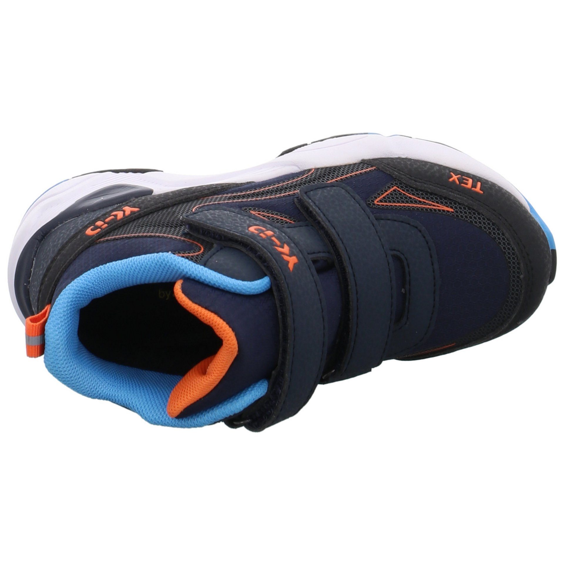 Lurchi uni YK-ID Boots by Synthetikkombination Synthetikkombination Lido Tex Winterboots blau-orange