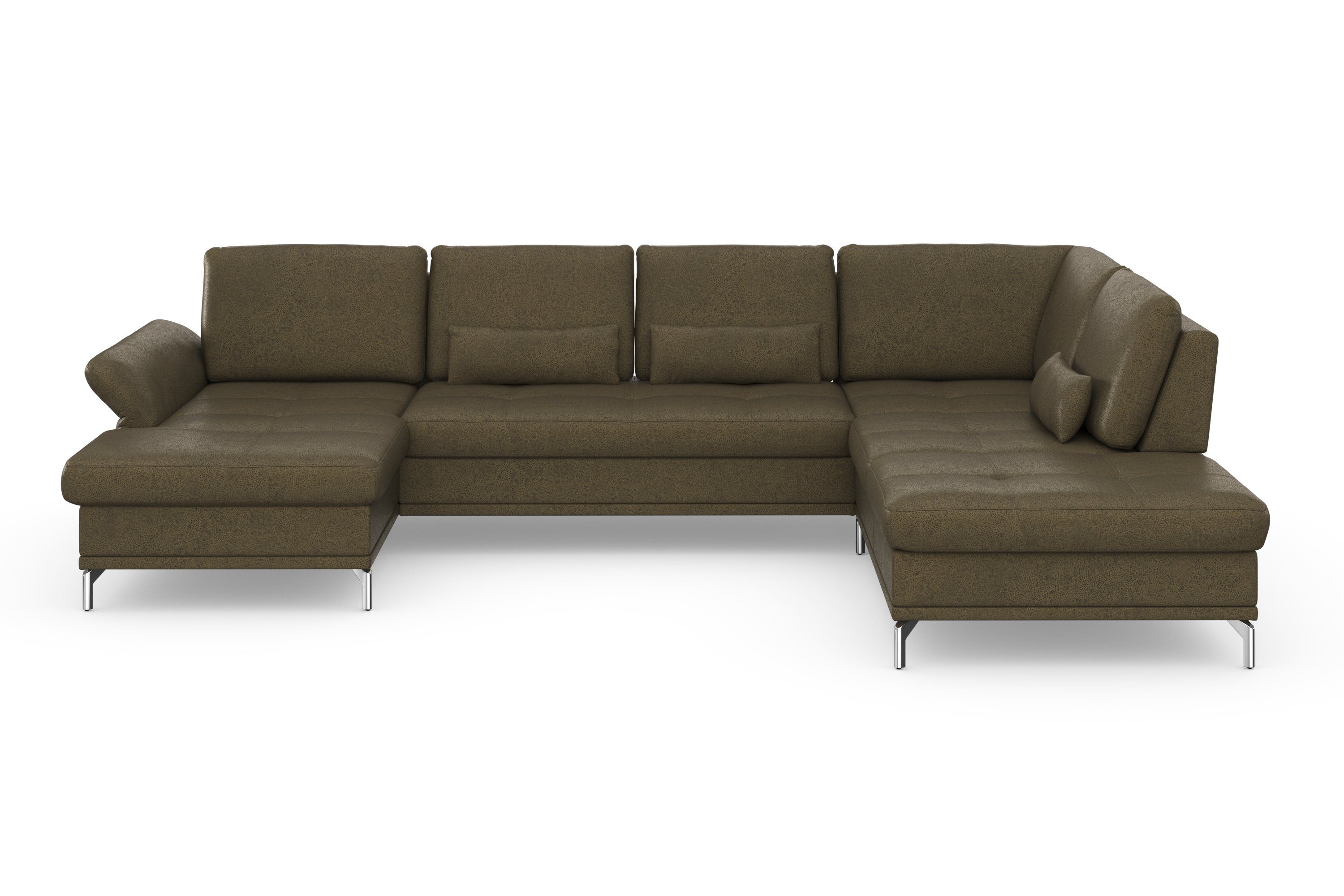 INOSIGN Wohnlandschaft "Palm Beach U-Form" Federkern, mit Sitztiefenverstel günstig online kaufen